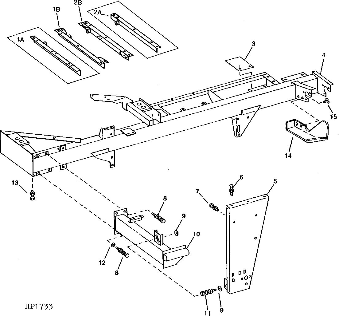 OPERATOR'S PLATFORM, LANDING, AND CHANNEL SUPPORTS