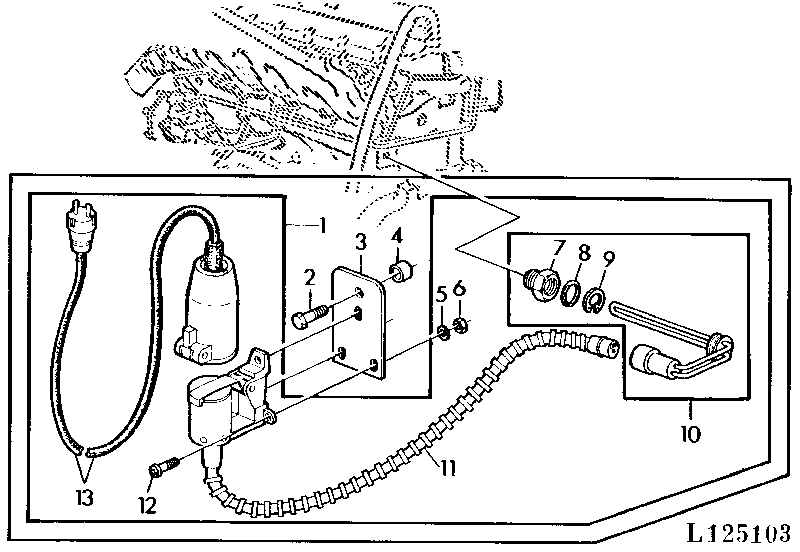 ENGINE COOLANT HEATER 220V,750W(WITHOUT INCREASED LIFTING CAPACITY)