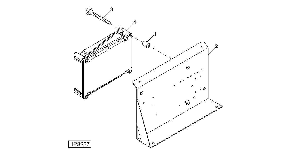 ELECTRONIC CONTROL UNIT (ECU) MOUNTING SUPPORT
