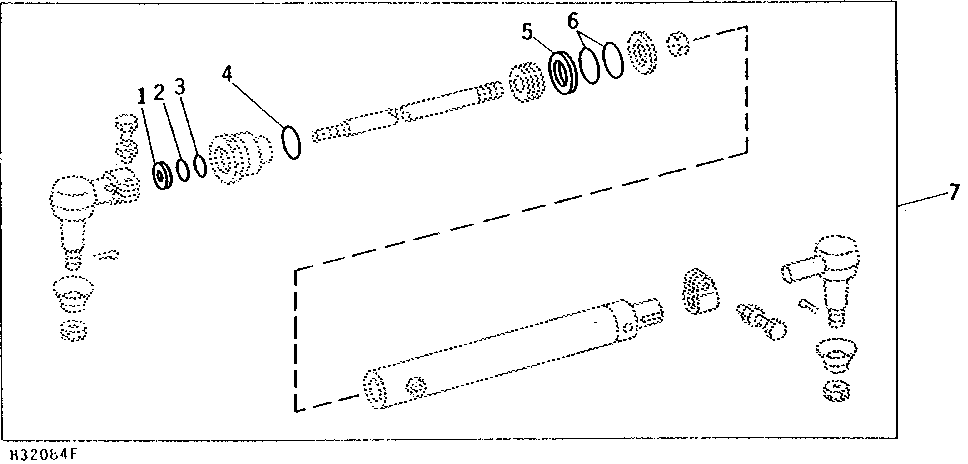 Kit, Steering Cylinder, Fixed and Adjustable Rear Axle