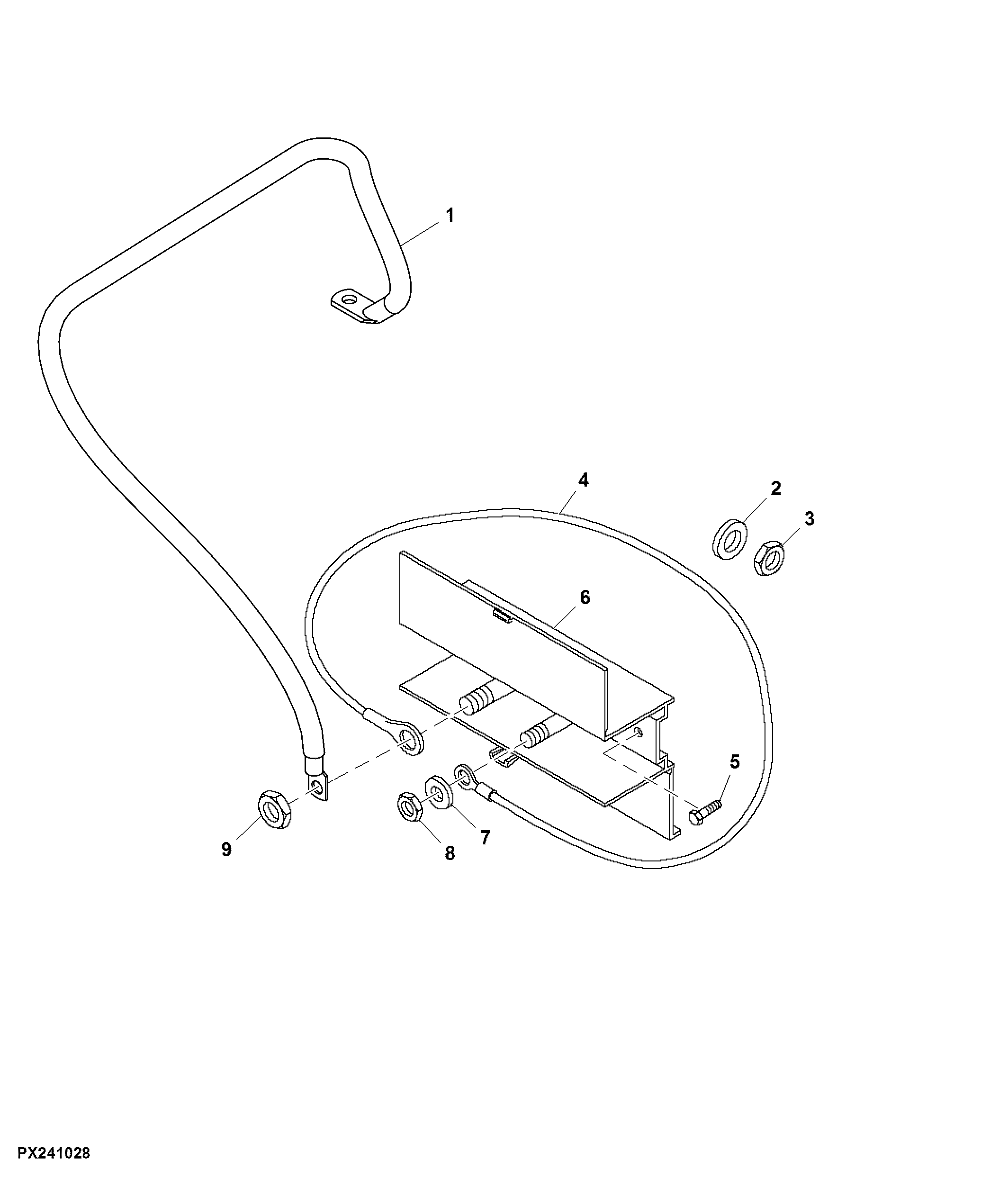JUNCTION BLOCK, FUSE LINK AND STARTER HARNESS