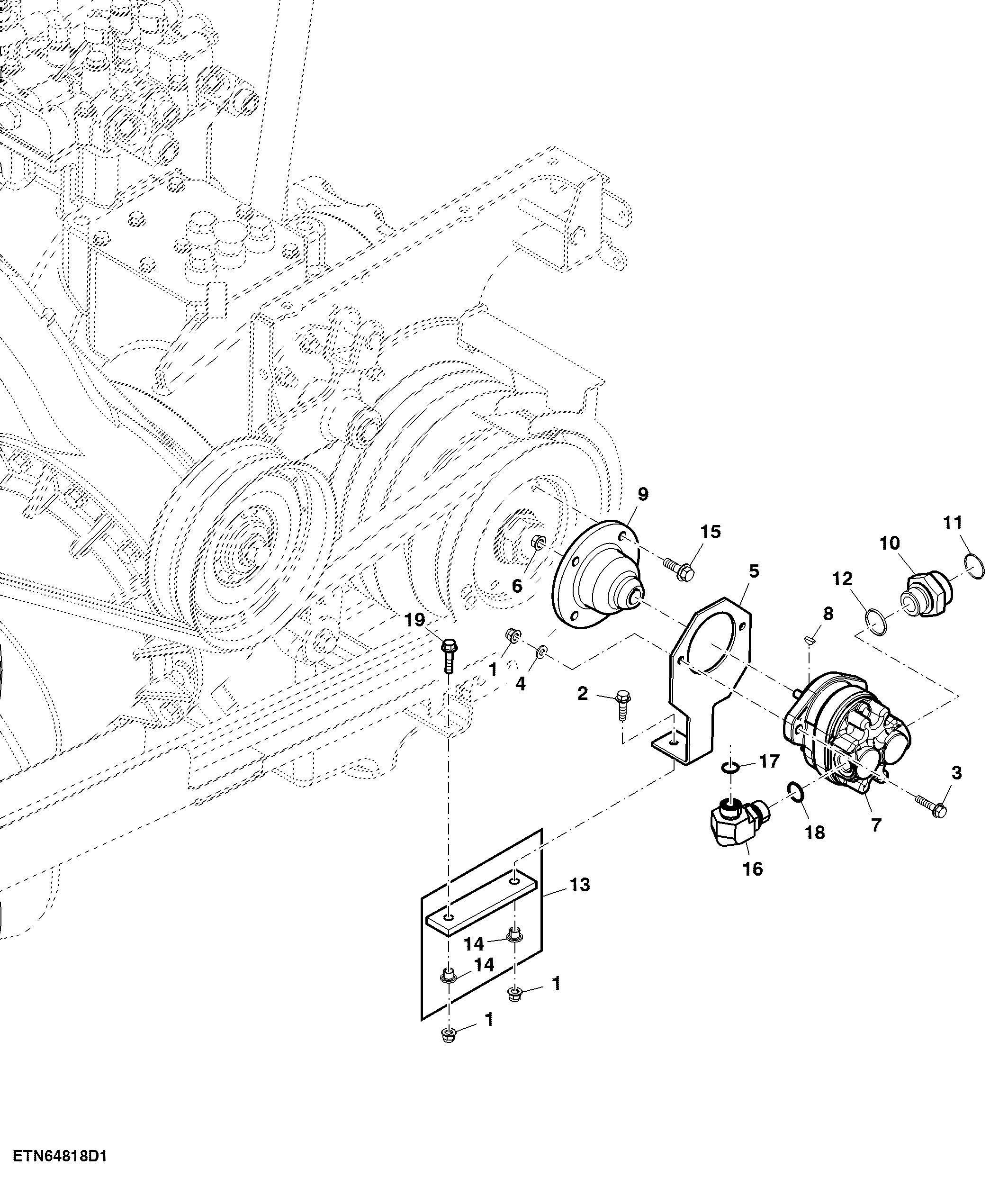 Power-Takeoff - Transmission Lube Pump W/O 5 Speed
