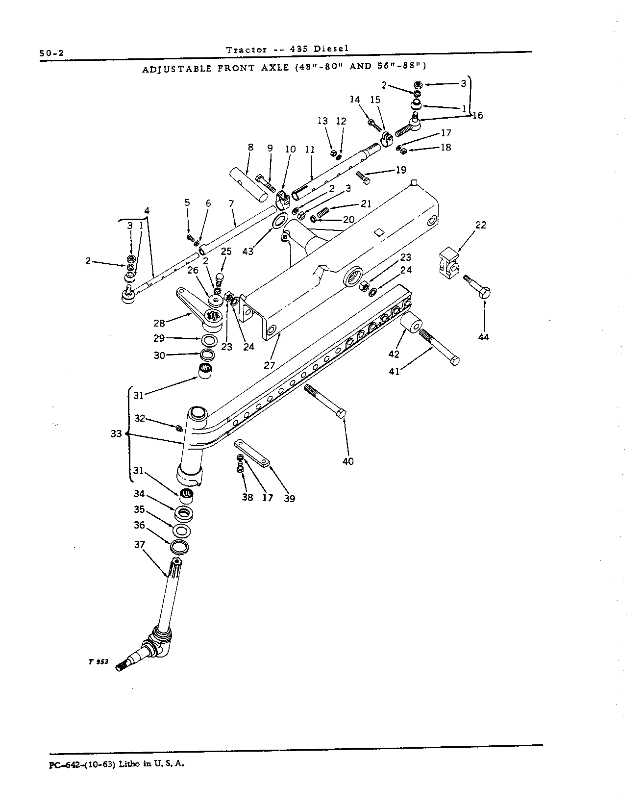 Adjustable front axle