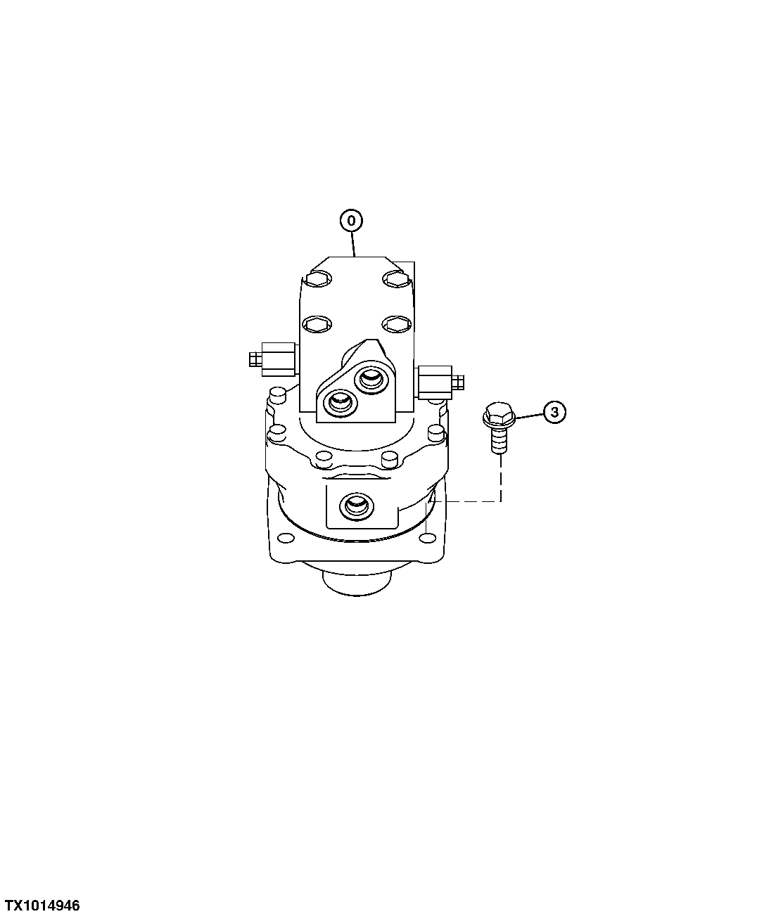 Swing Motor and Gearbox Mounting