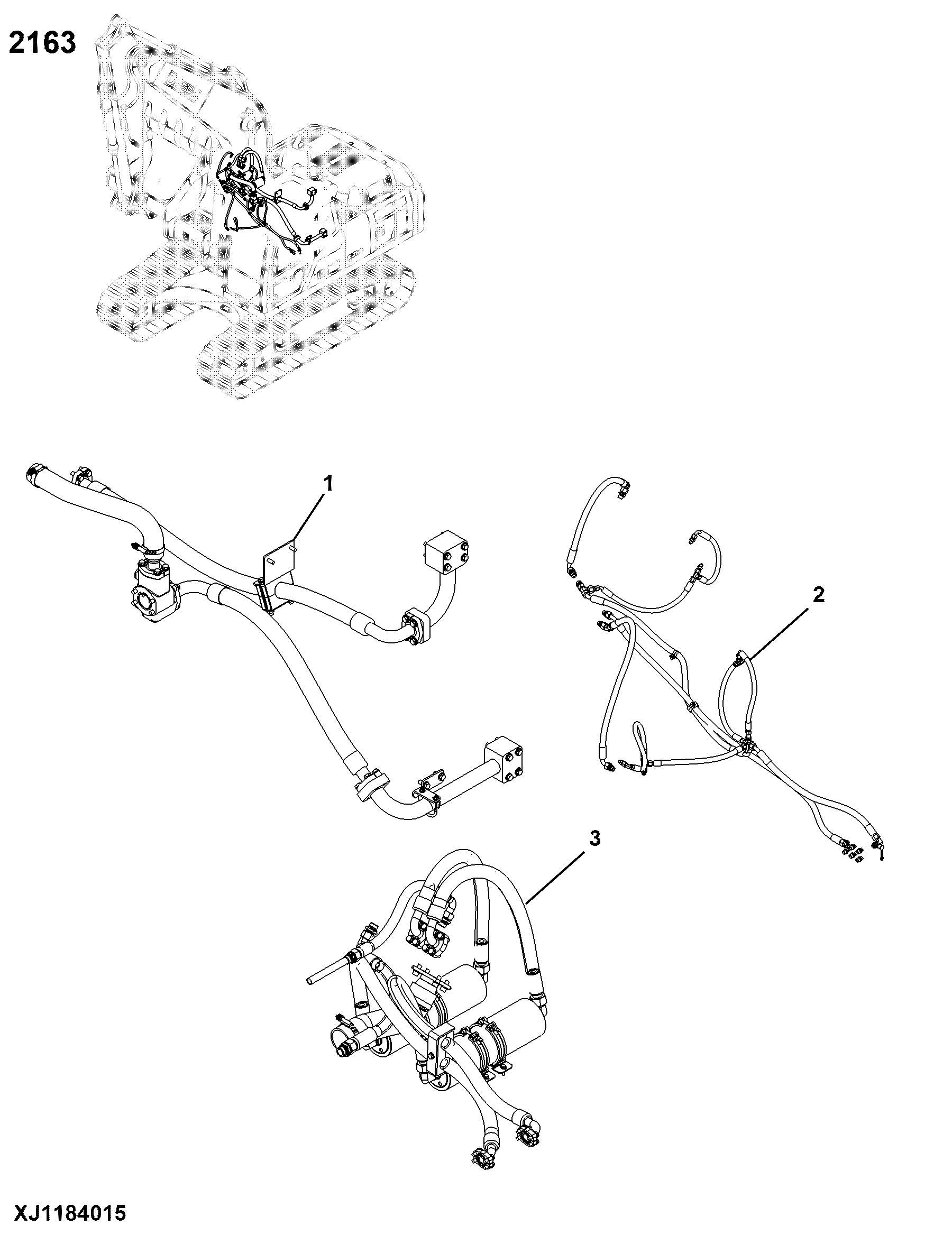 2163 Hyd Lines & Hoses