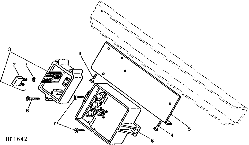 AMPLIFIER AND CIRCUIT BOX (CONVERSION TO DIAL-A-MATIC HEADER HEIGHT CONTROL)