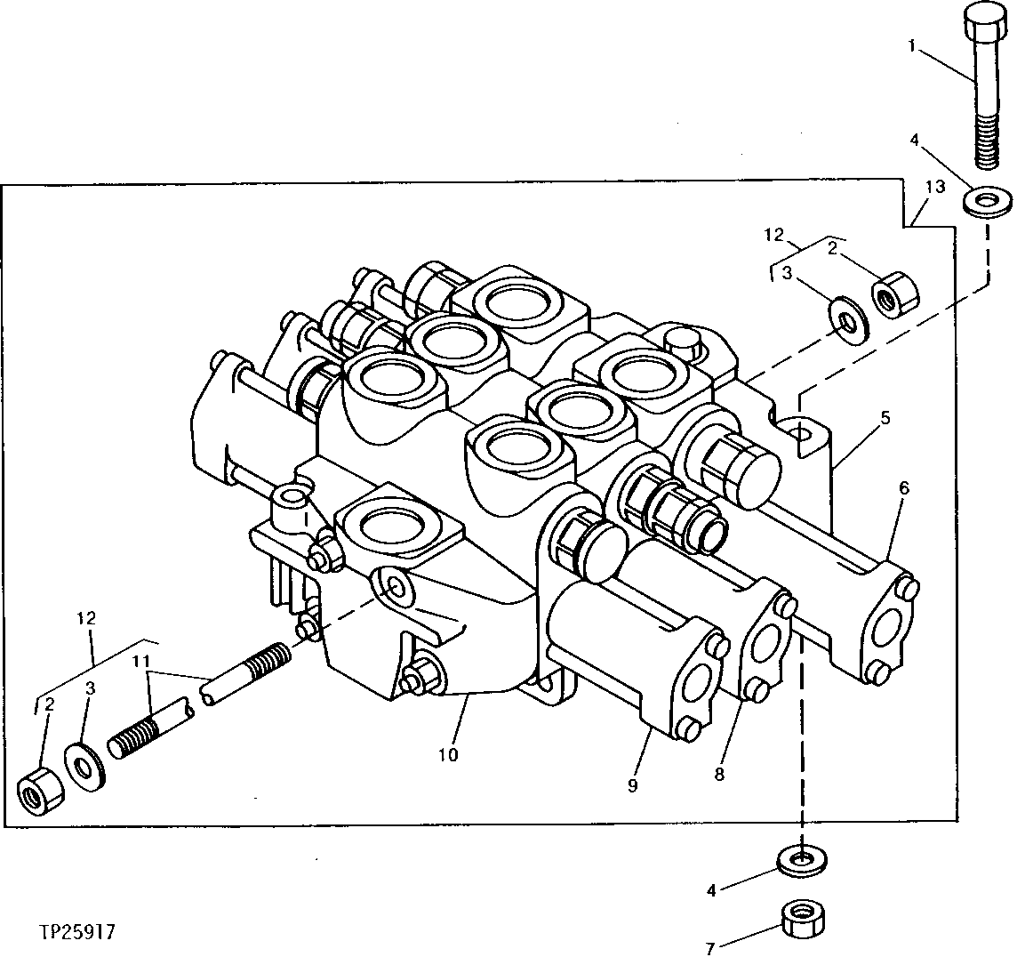Loader Control Valve (2-Spool) (3-Spool) ( - 534614)