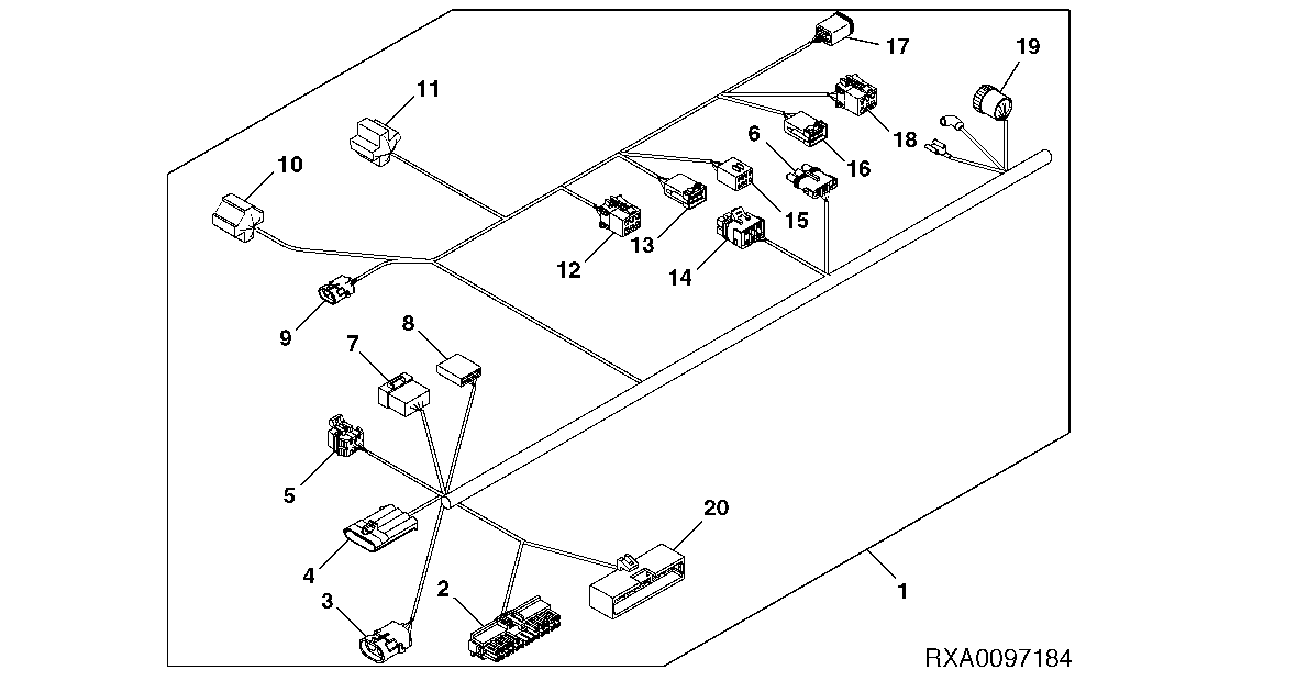 WIRING HARNESS, DRIVER INFORMATION (CONSOLE)
