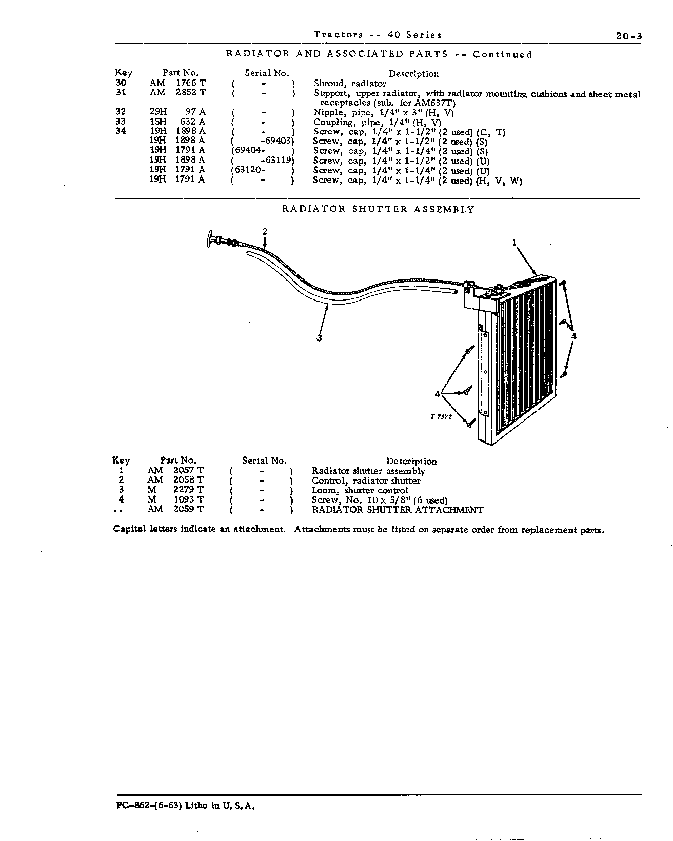 Radiator shutter assembly