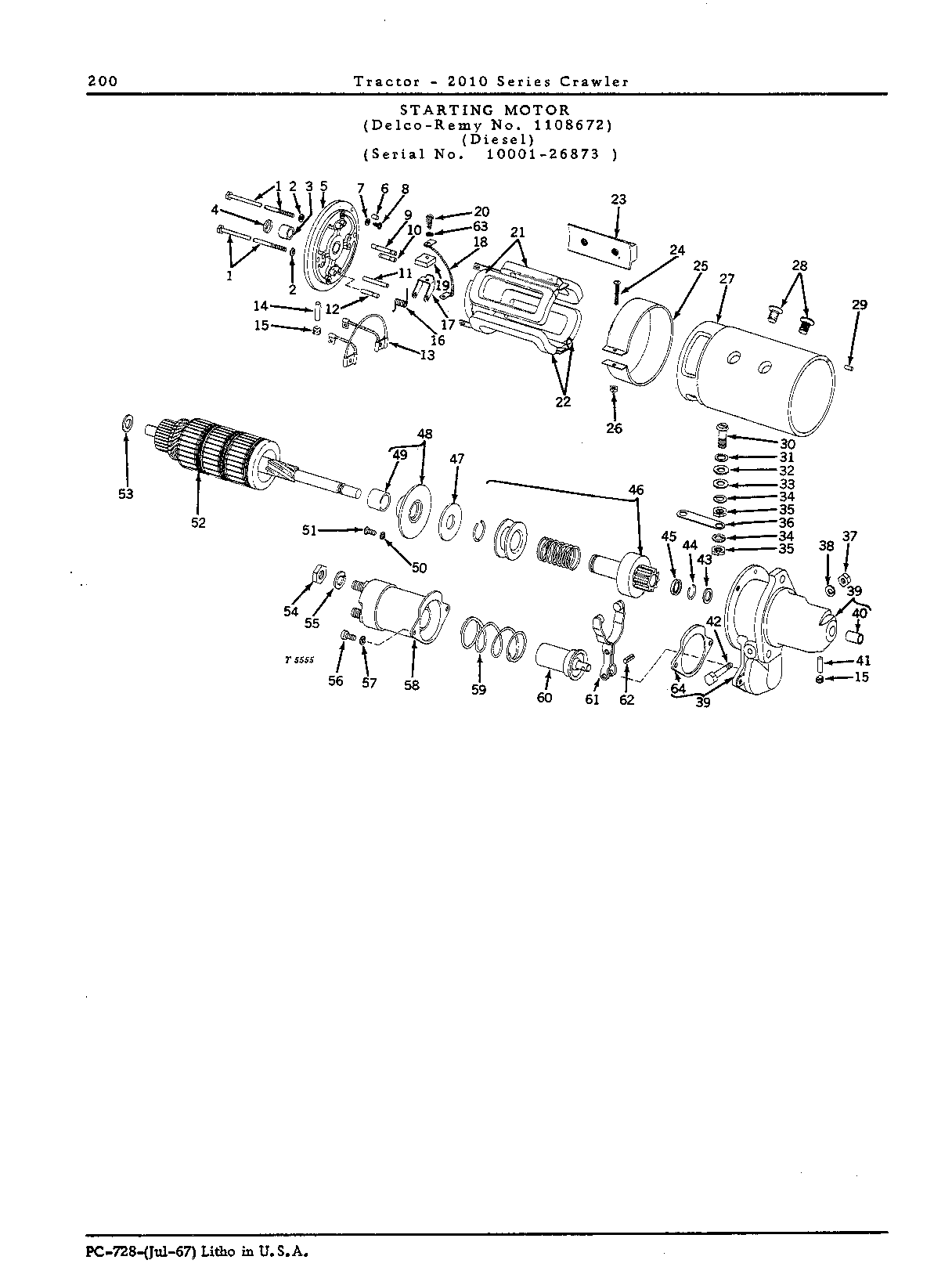 Motor, starting