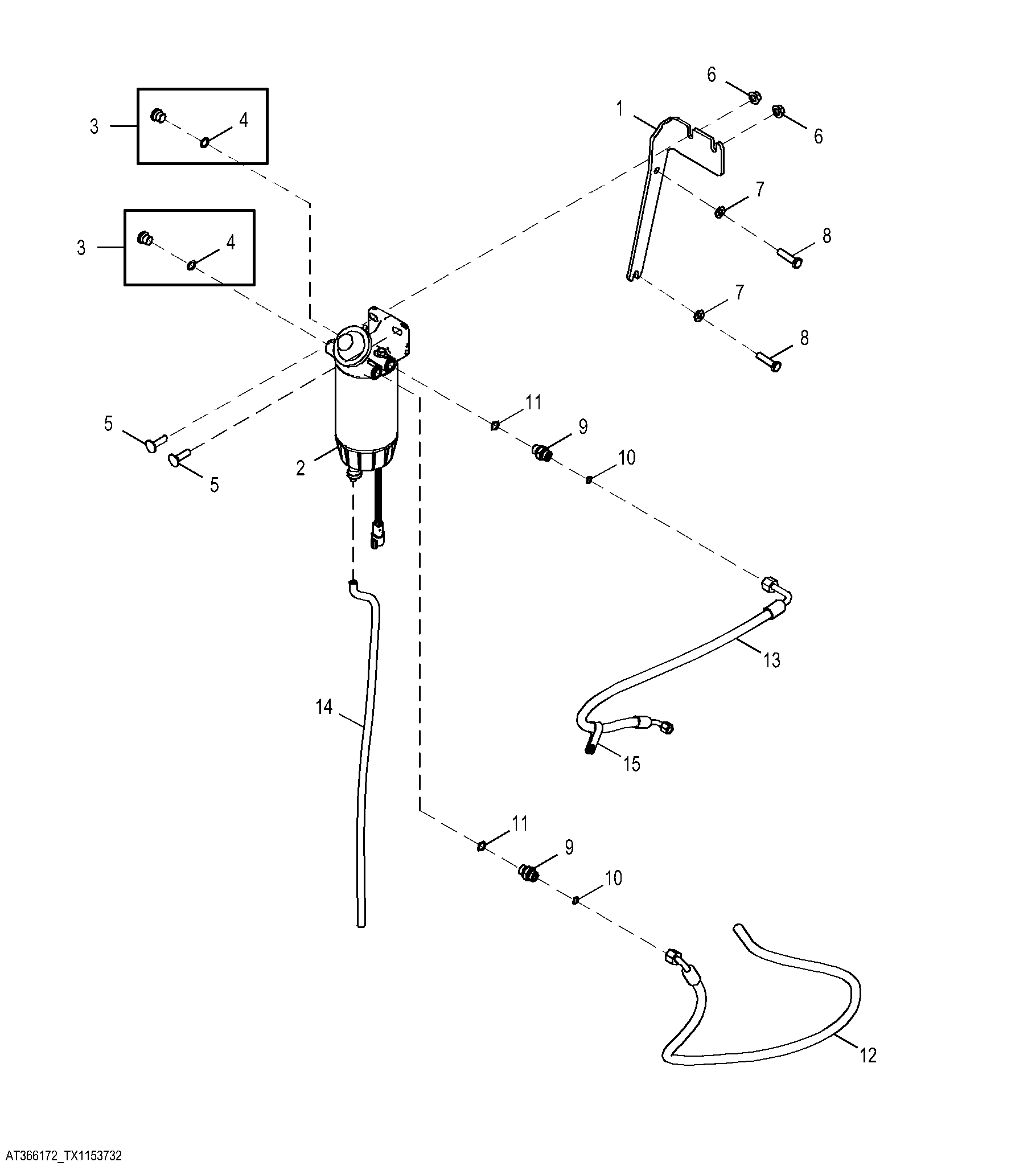 Fuel And Water Separator (Engine 4045TT094)