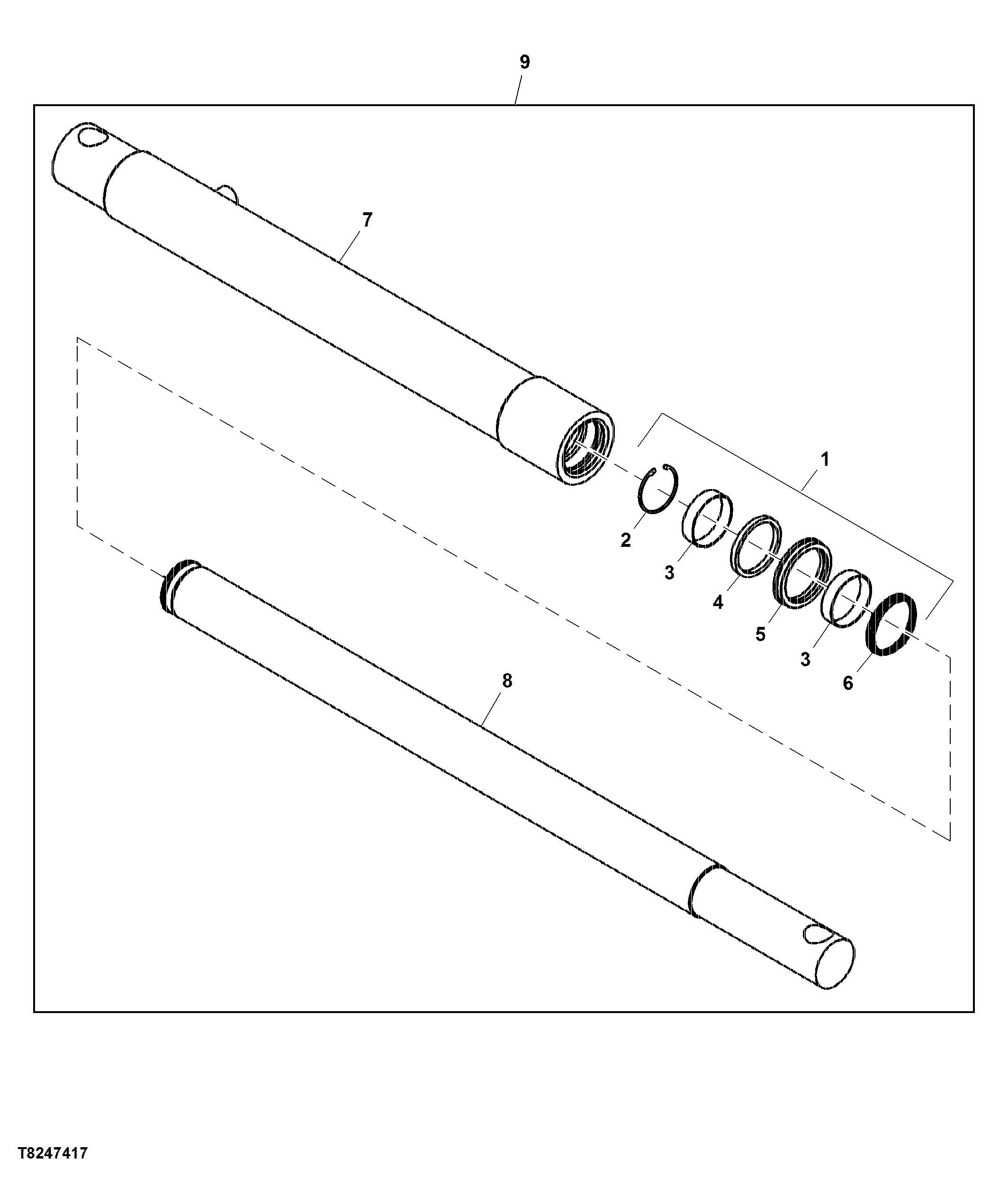 Topper Lift Cylinder Components ( - 200080)