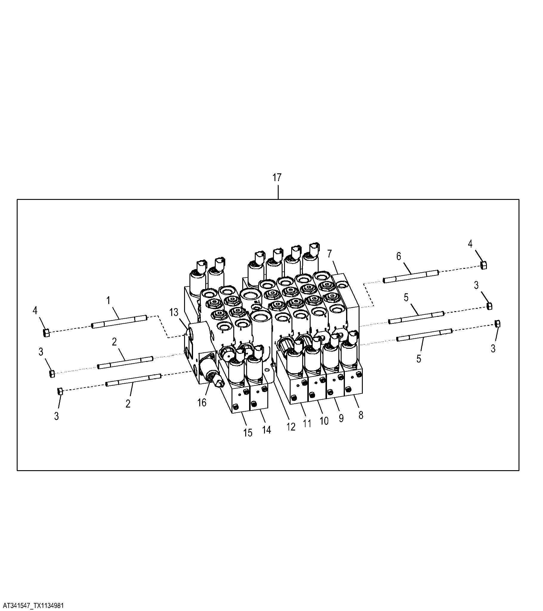 Electrohydraulic 6 Function Valve (Rear) (Grade Pro)