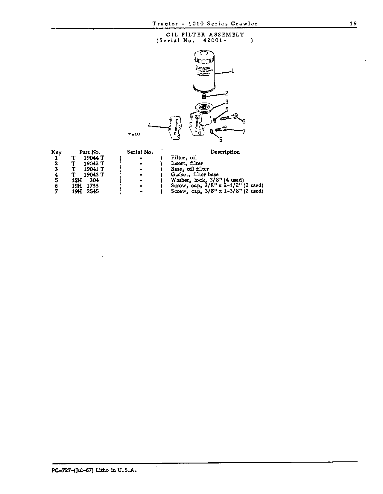 Bearings, connecting rod (Continued)