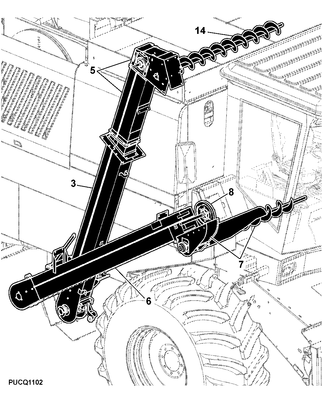 130 ELEVATORS, GRAIN TANK AND UNLOADING AUGERS