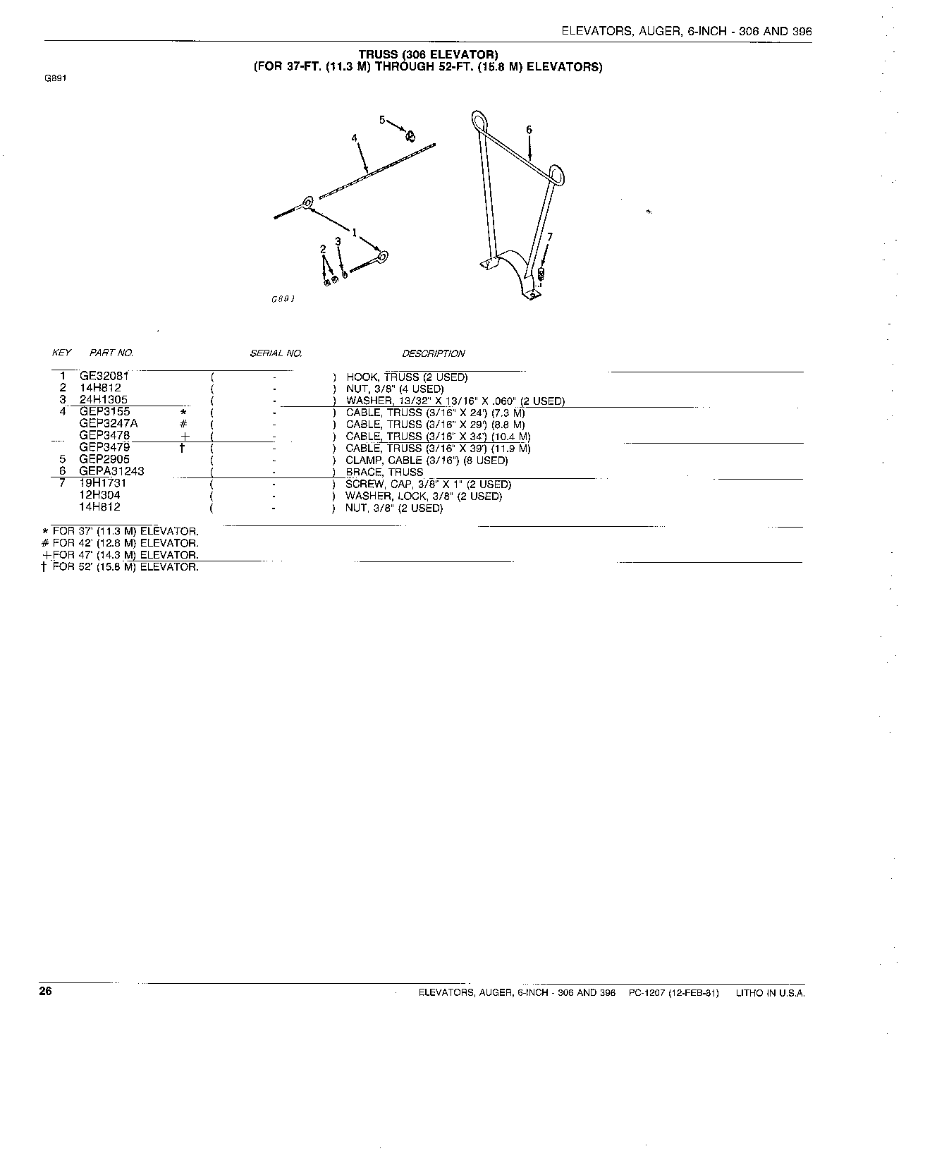 TRUSS (306 ELEVATOR)