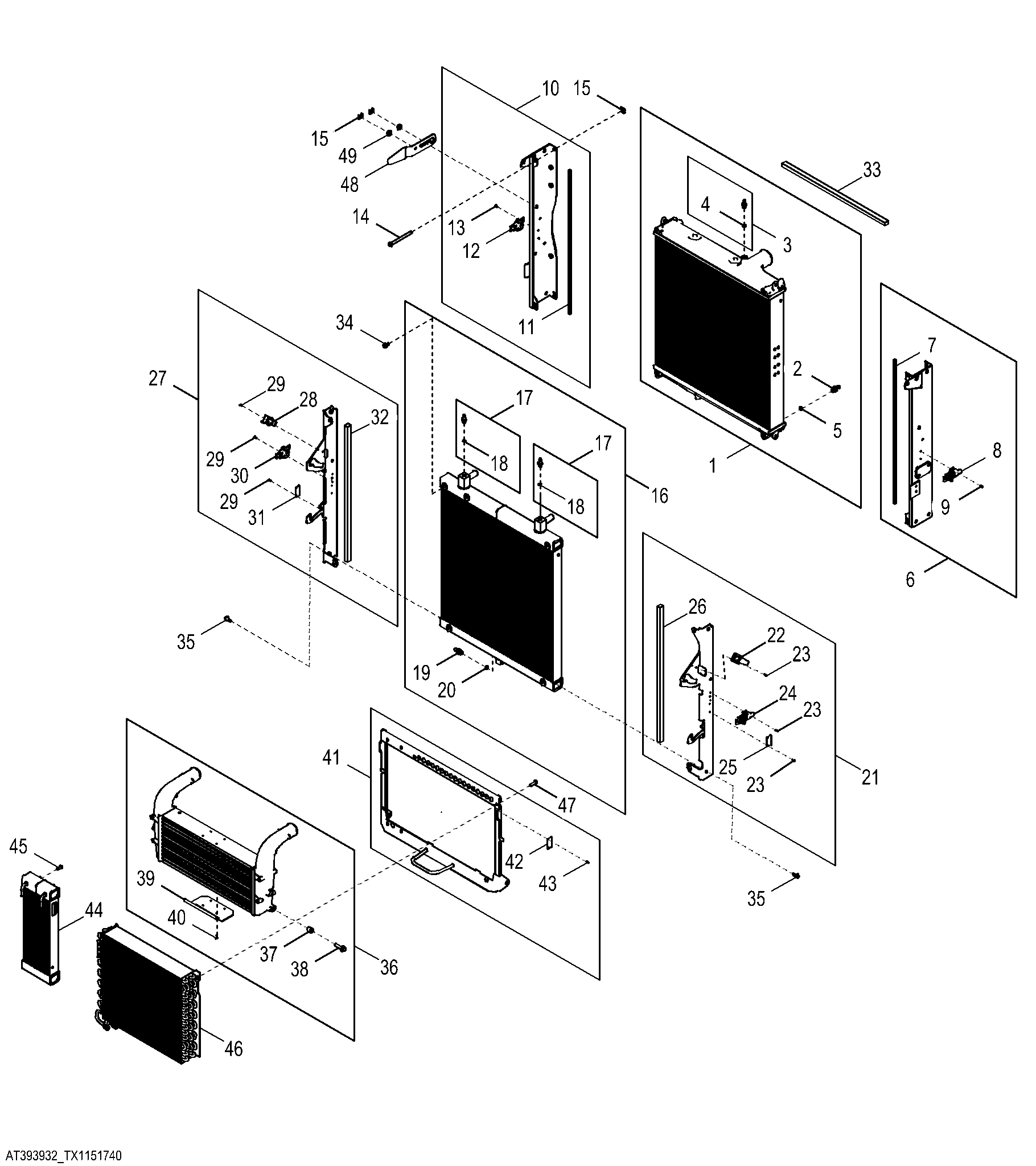 Air Conditioning Unit (Engine 4045HT054, 4045HT072, 4045HT086, 4045HT087-)