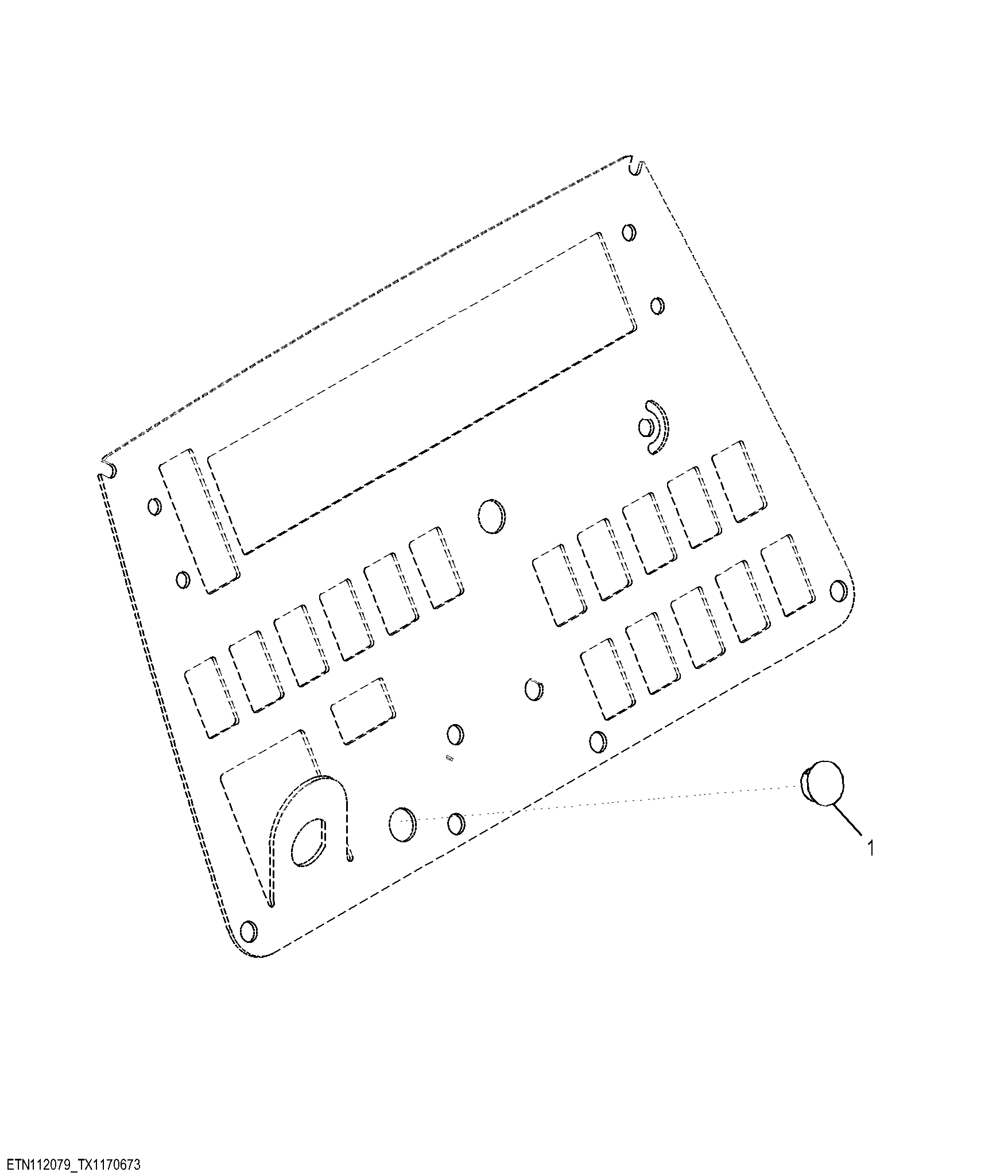 Switch Plug without Start Aid (Engine 4045TBZ01-RE564738) (000471 - )