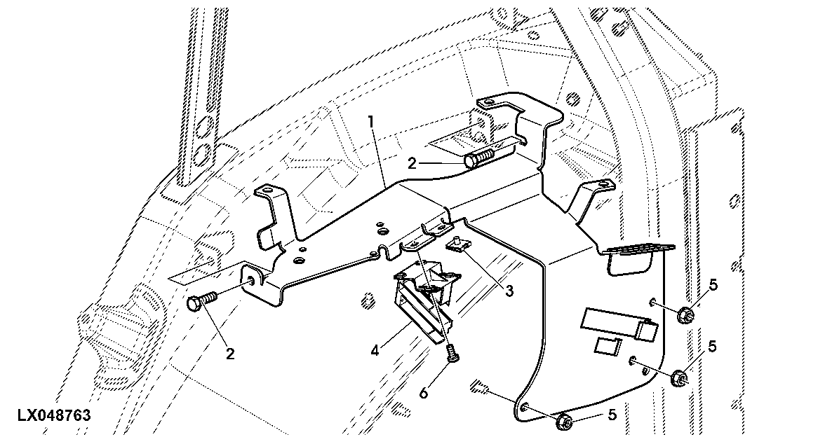 SUPPORT, CONTROL CONSOLE ON RIGHT (PREMIUM PLUS CAB)