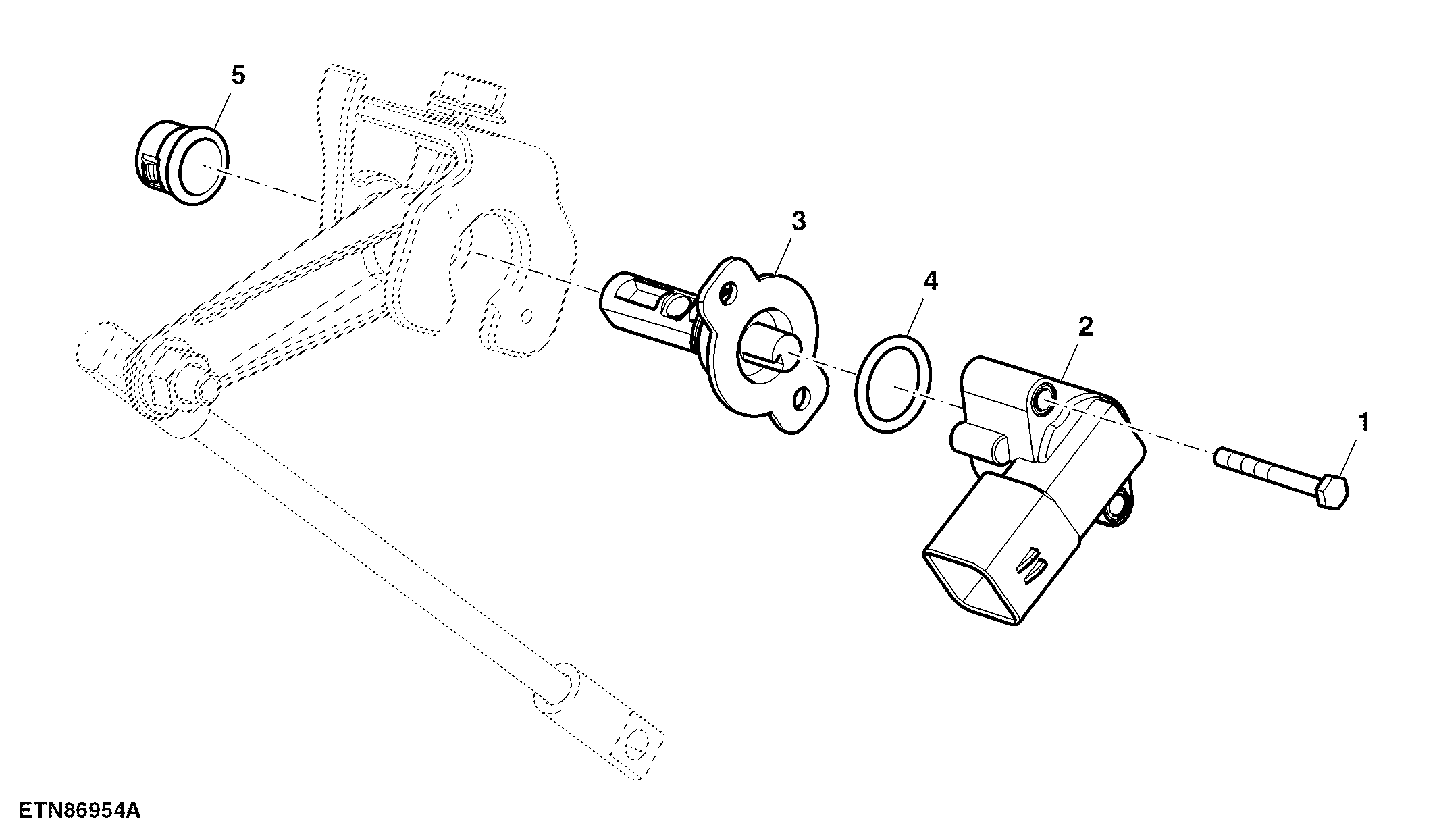 Separator Concave Hydraulic Adjustment Sensor (775001 - )
