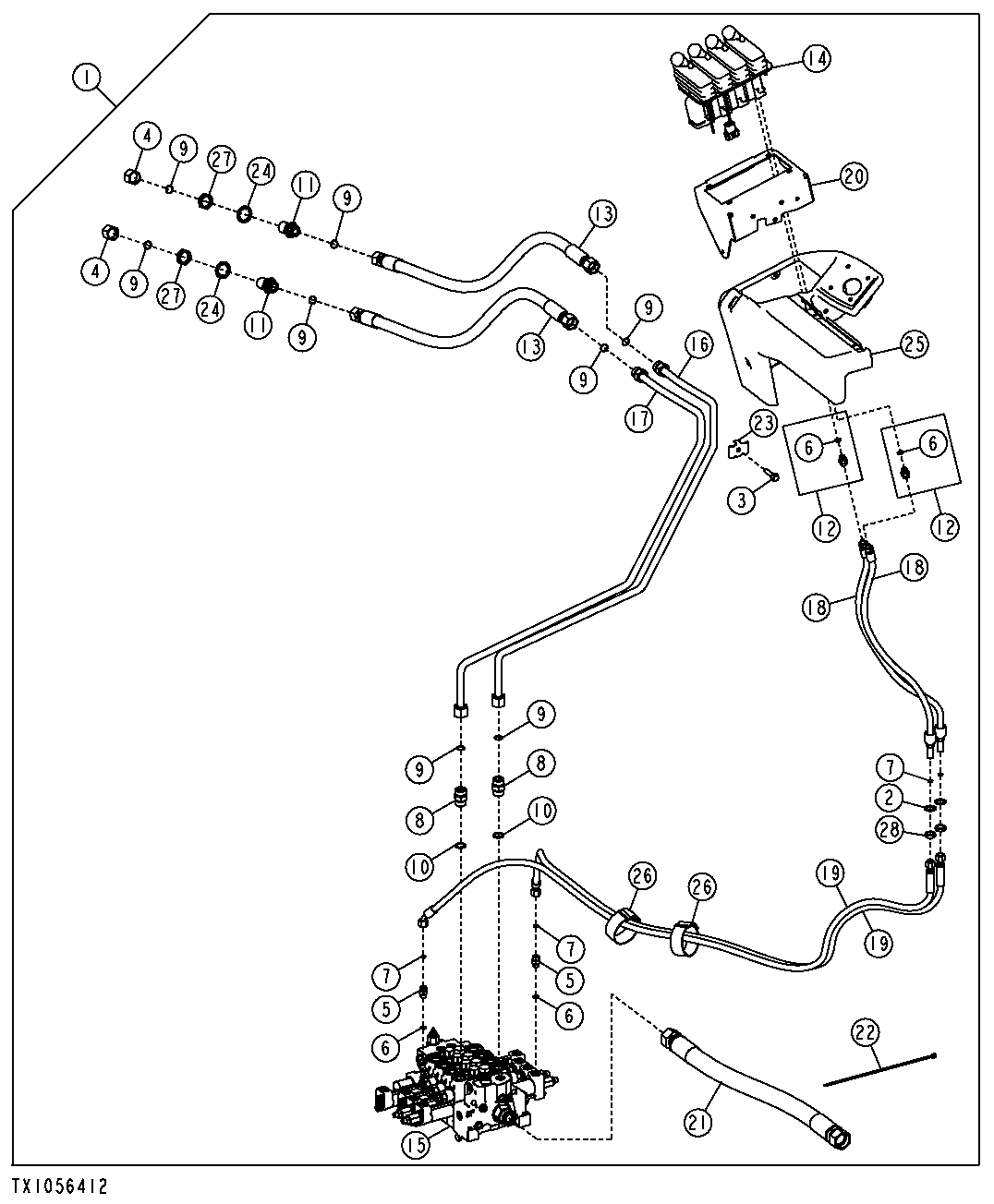Three Lever To Four Lever Pilot Controller Conversion Kit (Z-Bar)