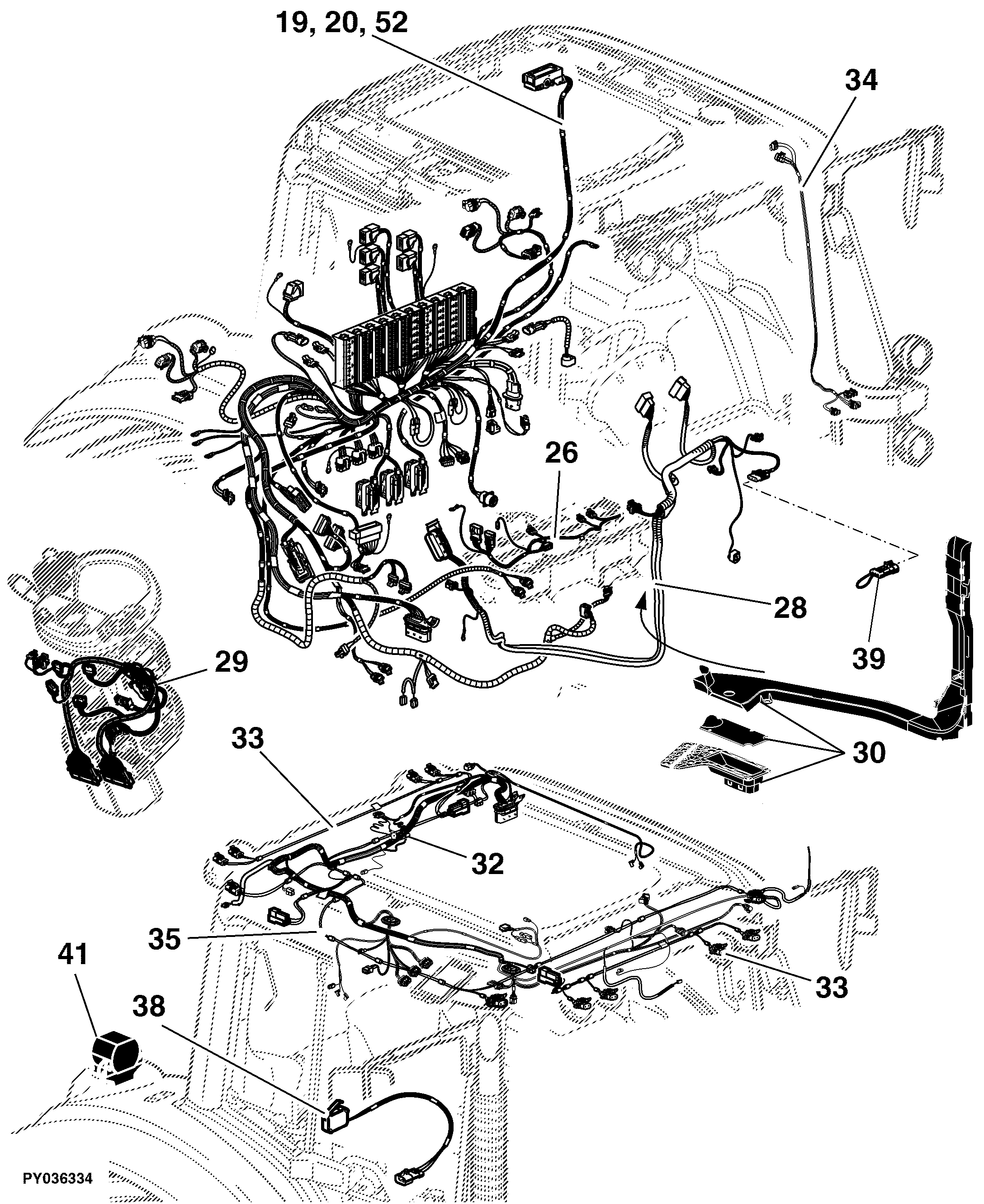 42 ELECTRICAL COMPONENTS / WIRING HARNESSES AND PRECISION FARMING EQUIPMENT
