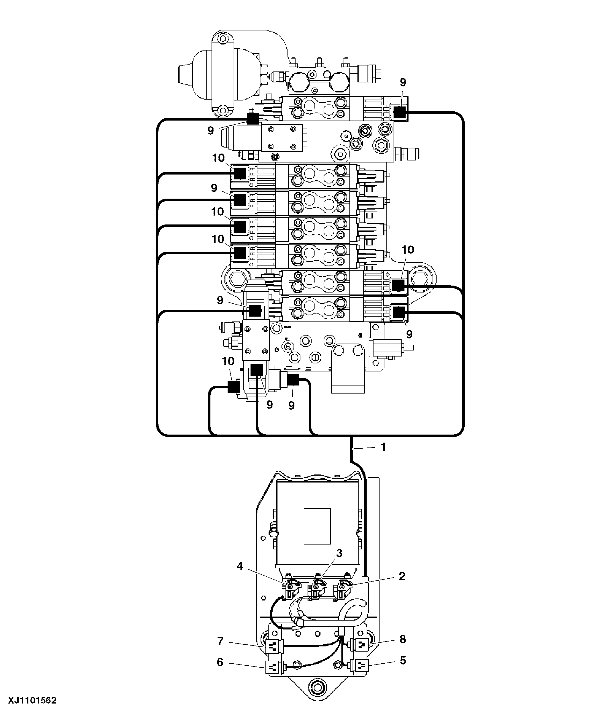 Electrical Connector TR100 Controller ( - 001999)