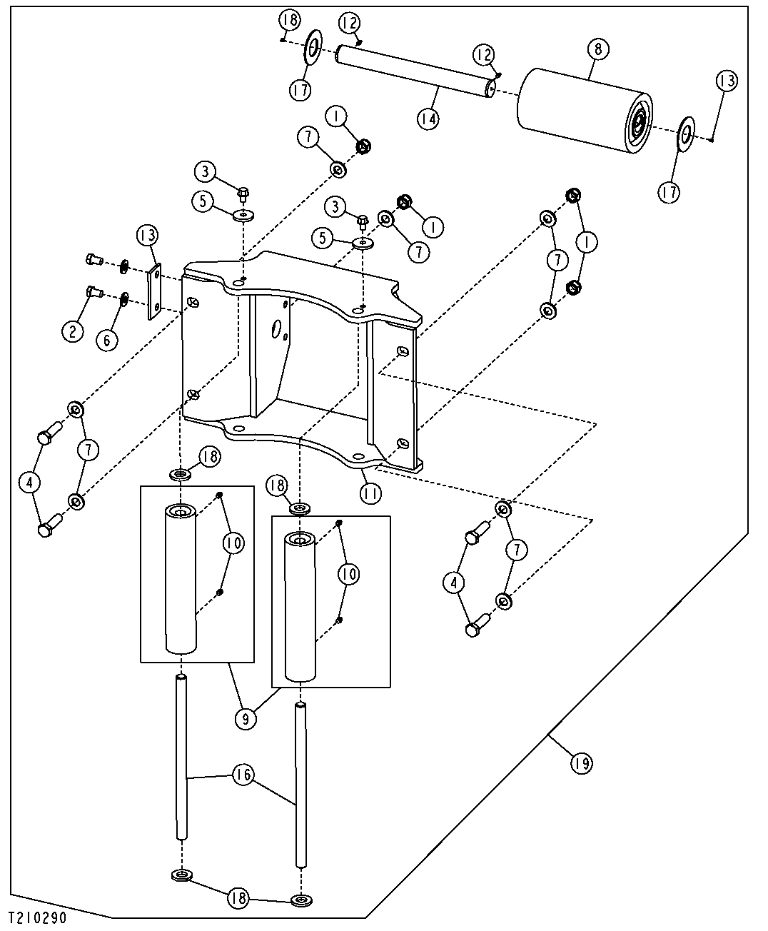 Cable Rollers and Bolt-in Frame, Dual Function