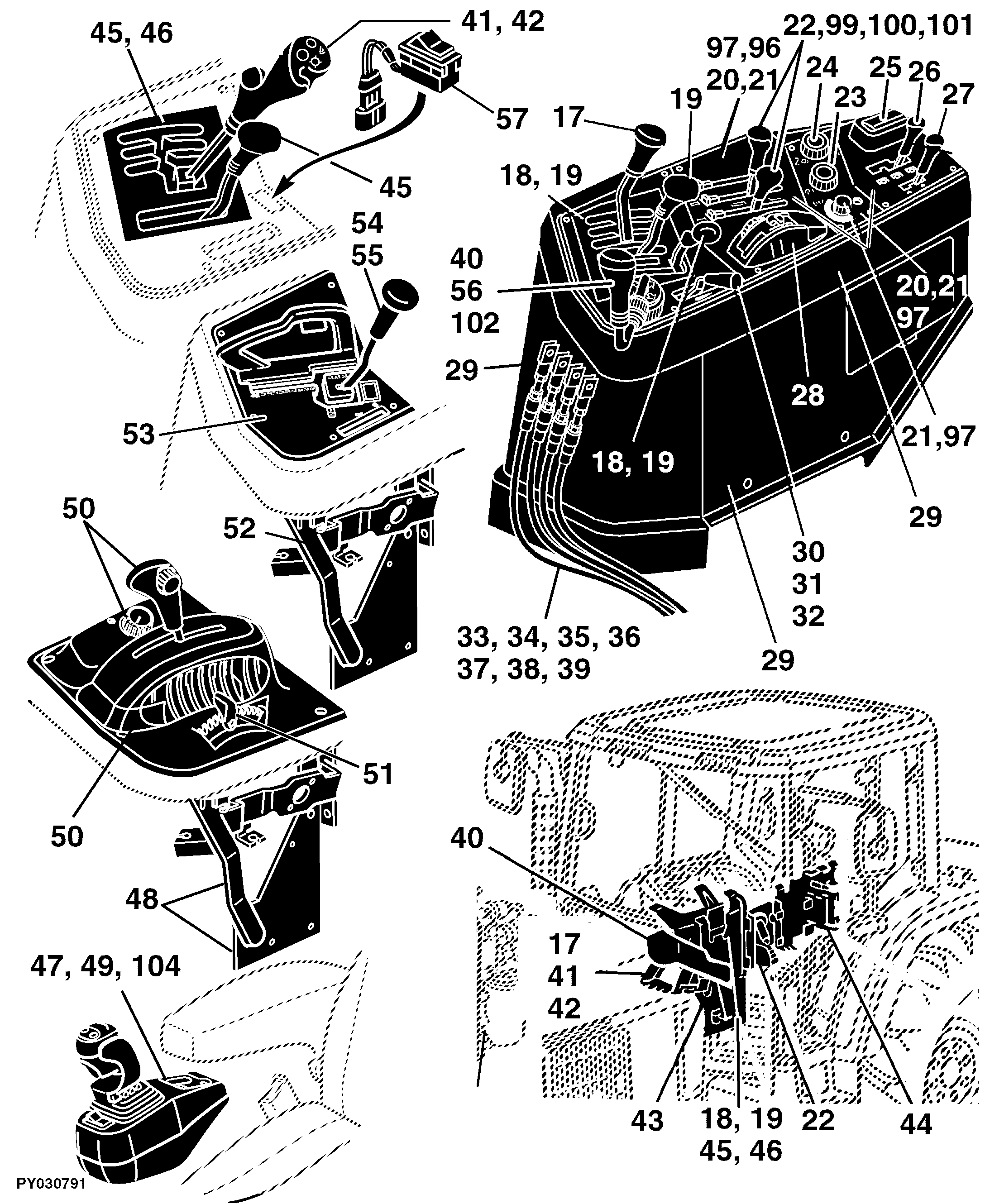 92 OPERATORS STATION, CONTROLS, ACCESSORIES