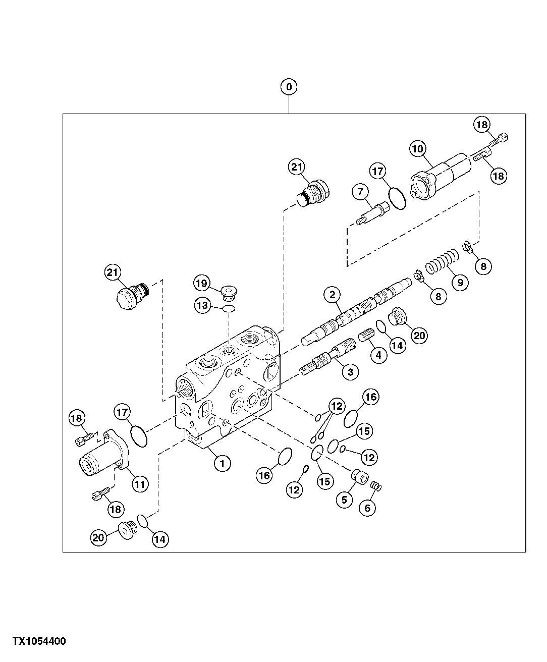 Auxiliary Section Control Valve (Power Angle Blade)