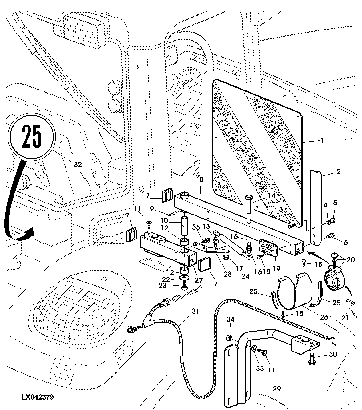 EXTRA-WIDE VEHICLE LIGHTING (FIELD INSTALLATIONS KIT)