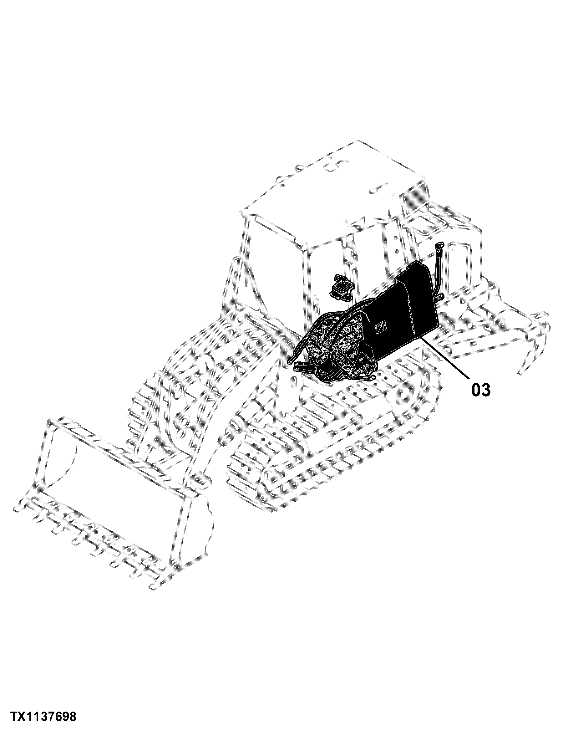 605K Crawler Loader (PIN: 1T0605KX_ _E237629- )