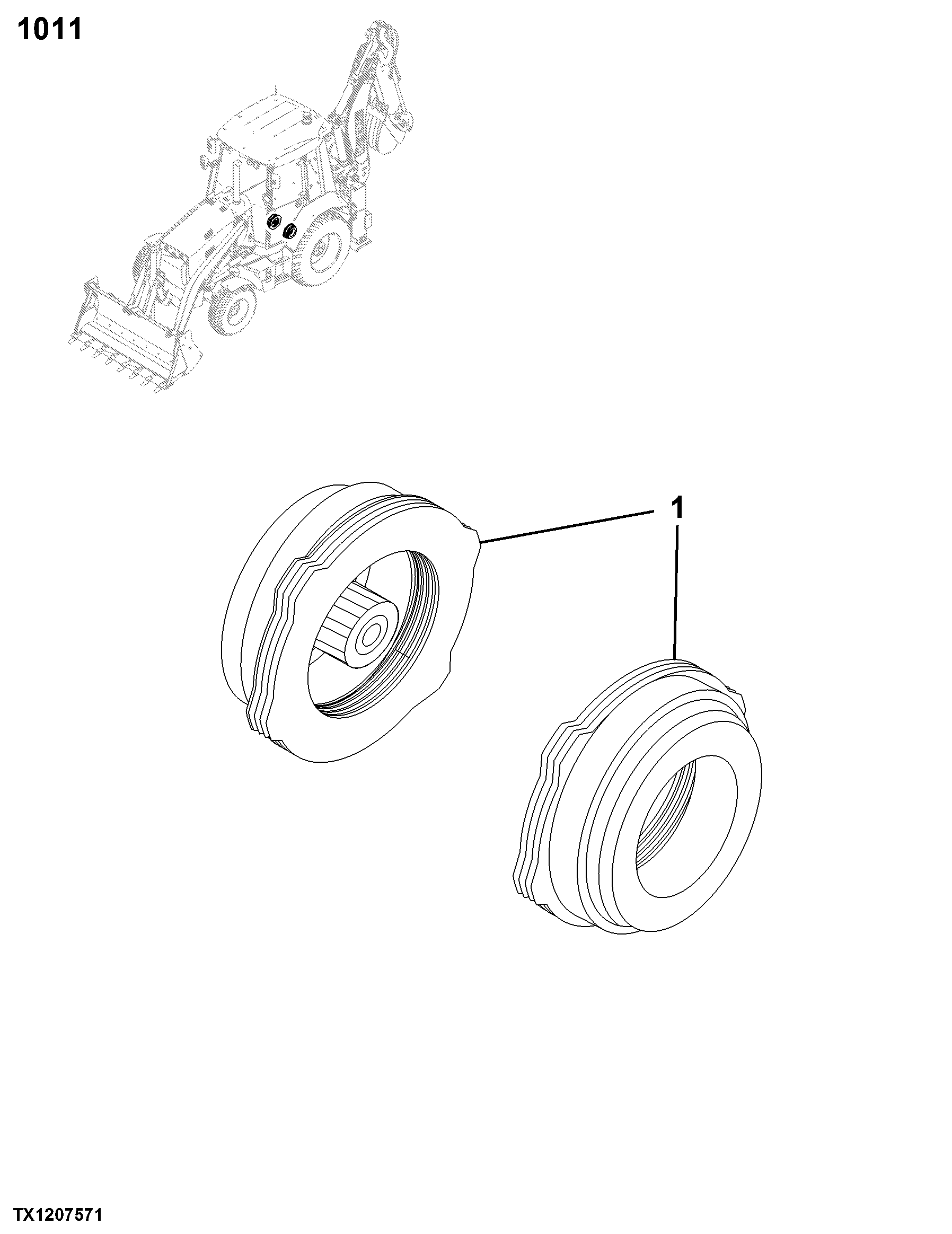 1011 Service Brake Active Elements
