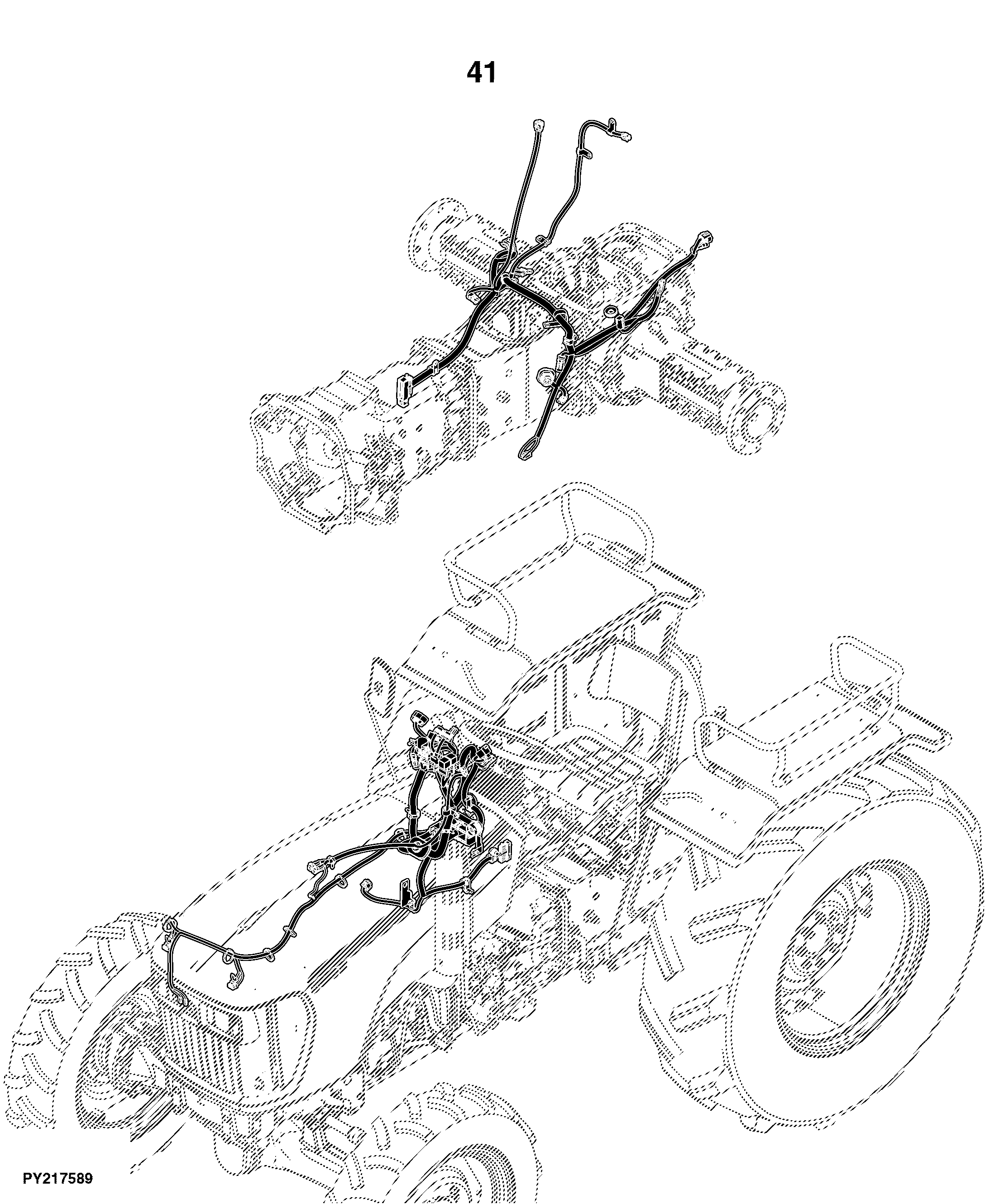 5065E Tractor (12X12 PowrReverser Transmission W/ Cab and OOS)(JD Asia and India Edition)