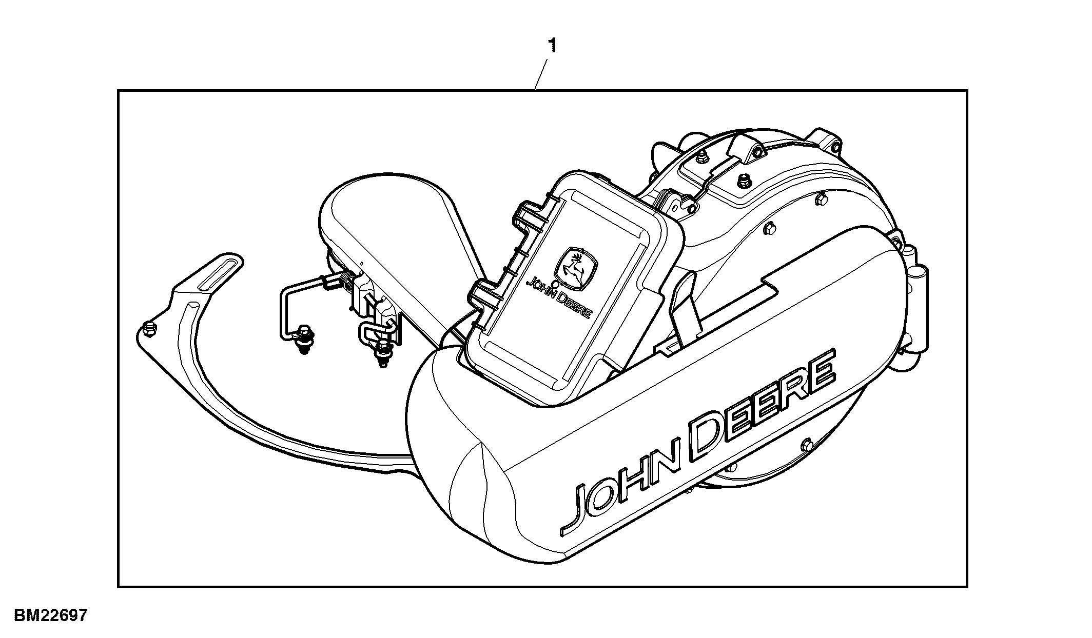 High Performance Blower Assembly, 54C / 54X / 54D inch, Attachment (For Canada and USA)