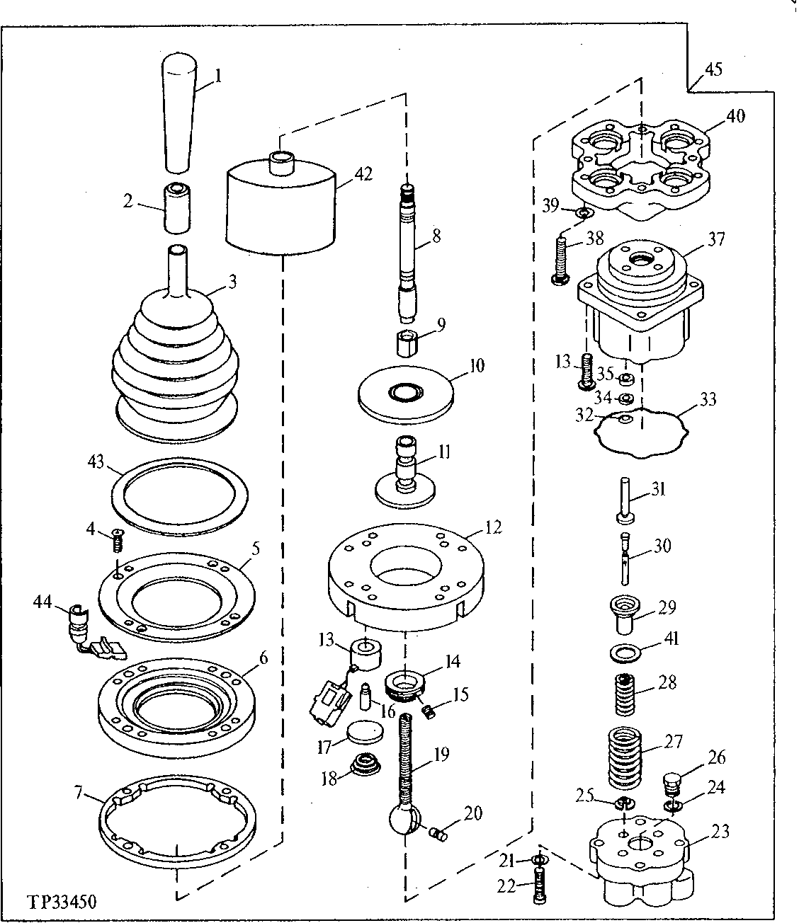 Hydraulic Remote Controller (For Use With Tool Carrier or Log Loader) ( - 537112)