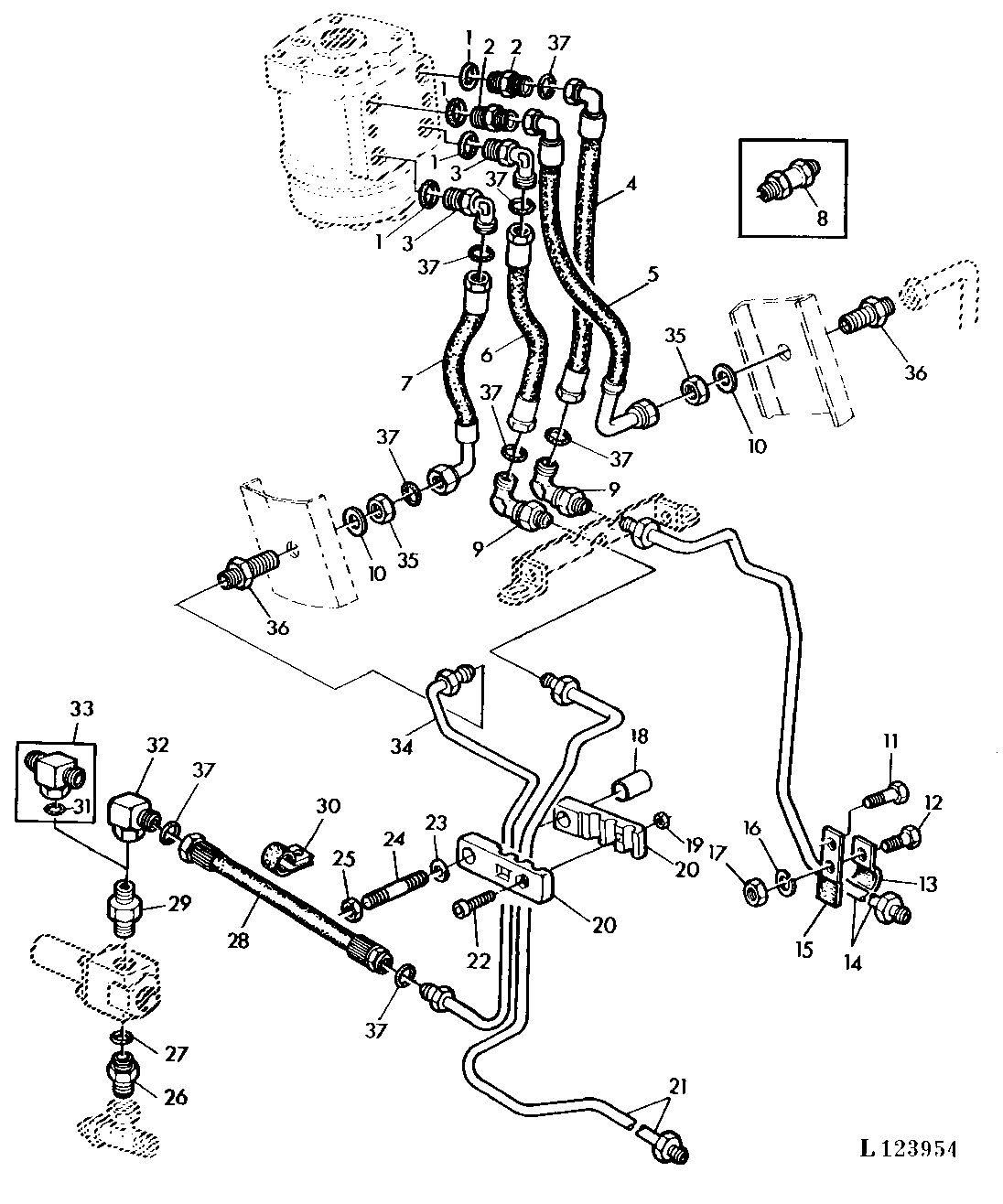 HYDROSTATIC STEERING WITH FRONT WHEEL DRIVE-APL 325