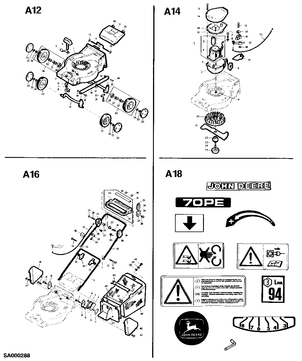 20 70PE (-000975) ELECTRICAL MOWER