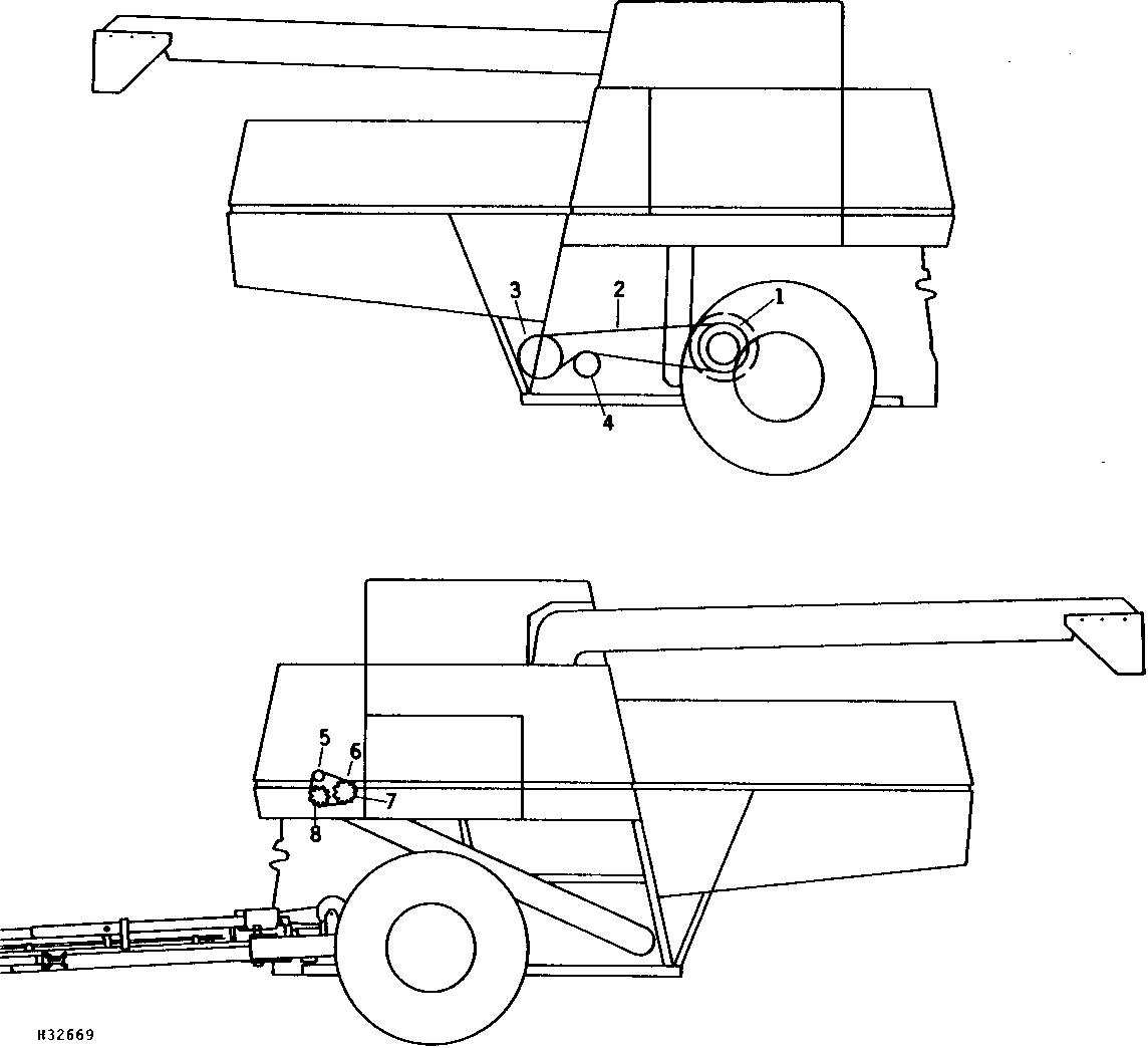 TAILINGS ELEVATOR AND AUGER DRIVE SHEAVES AND SPROCKETS