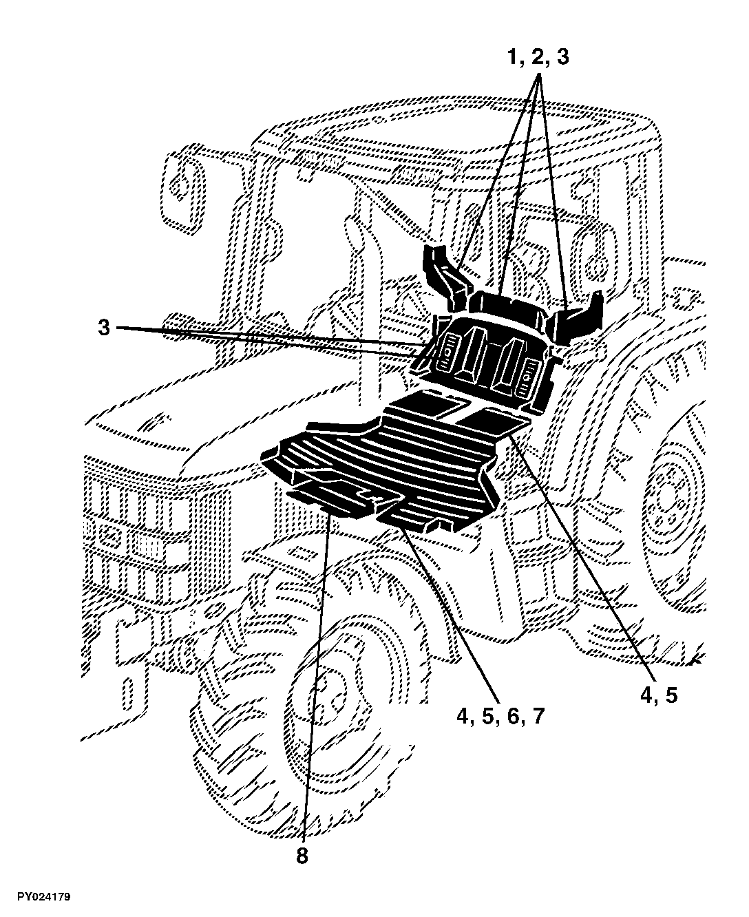 91 OPERATOR'S CAB, BASIC, HEATING, AIR CONDITIONING