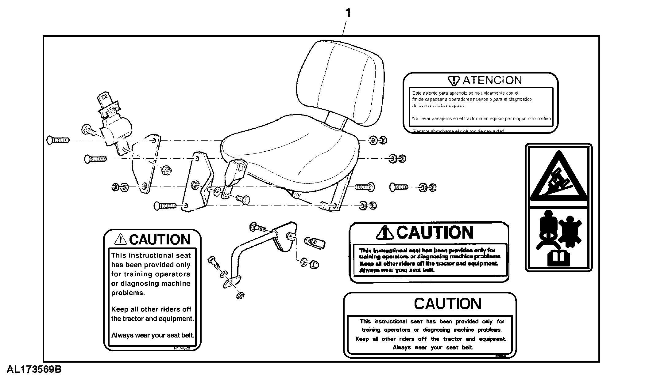 Attachment, Instructional Seat, Non-Suspended