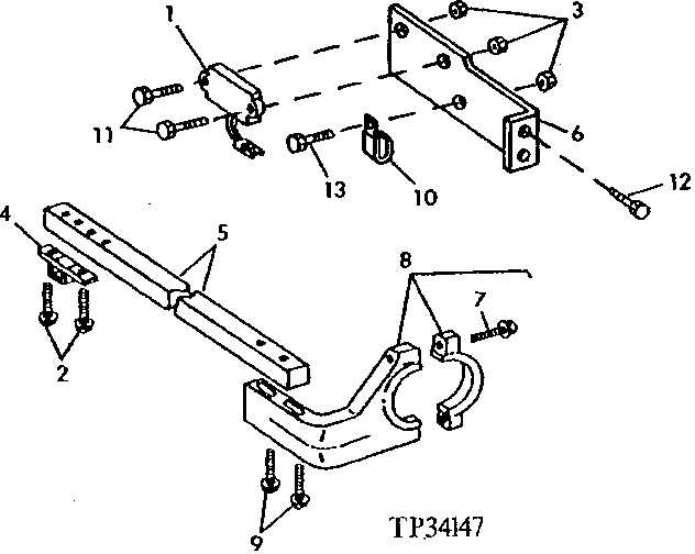 Return-To-Dig Bracket, Support and Switch (For Use With Tool Carrier or Log Loader)