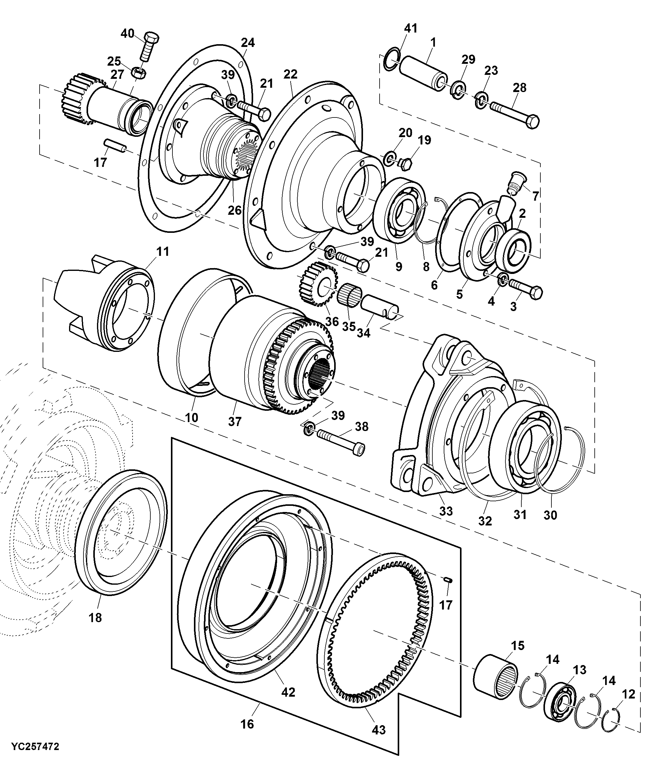 Reduction Transmission For Variable Cylinder