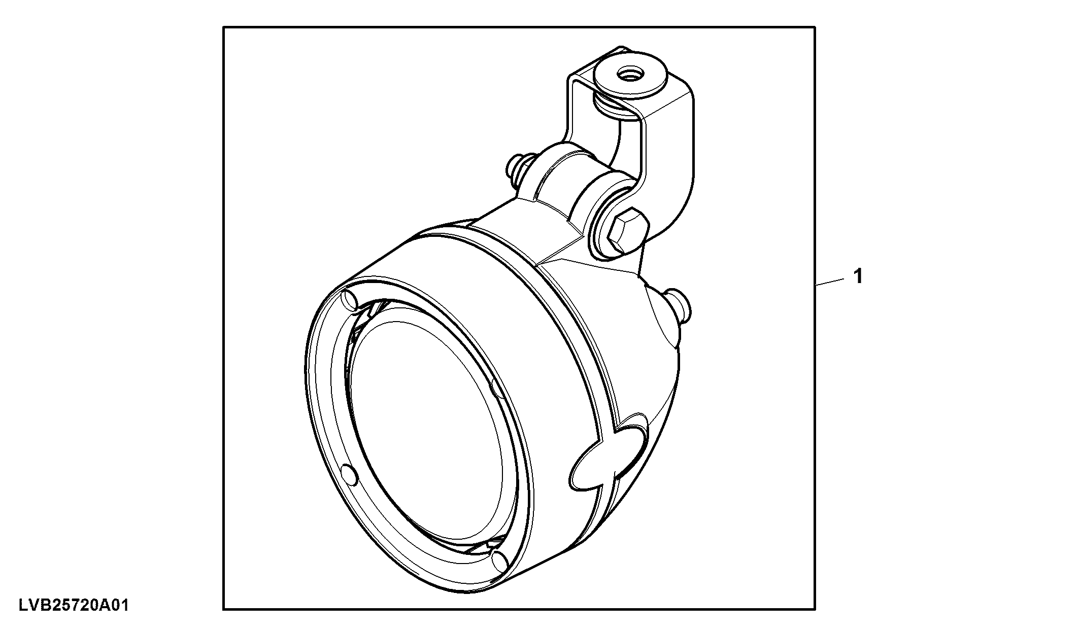 Attachment, Auxiliary Cab Work Light