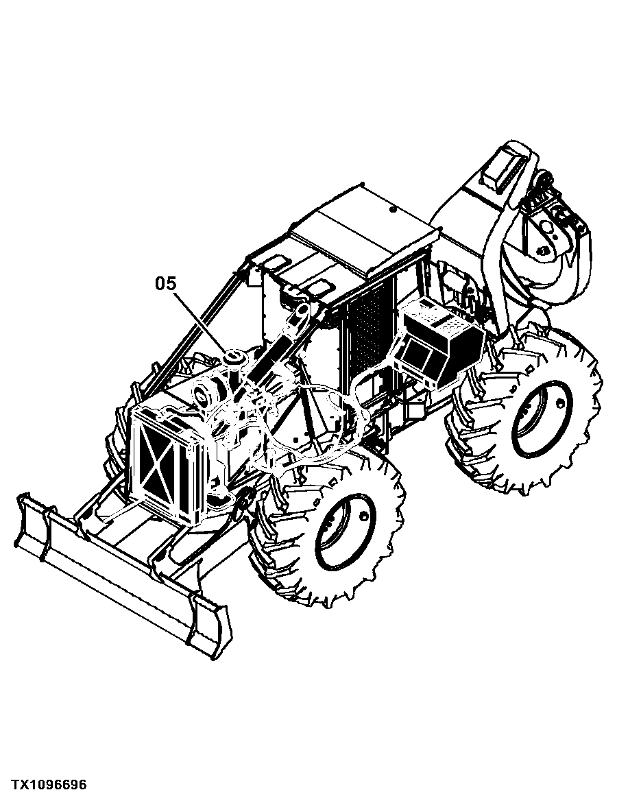 548GIII Grapple Skidder (PIN: 1DW548GX_ _C630436 - C666892)
