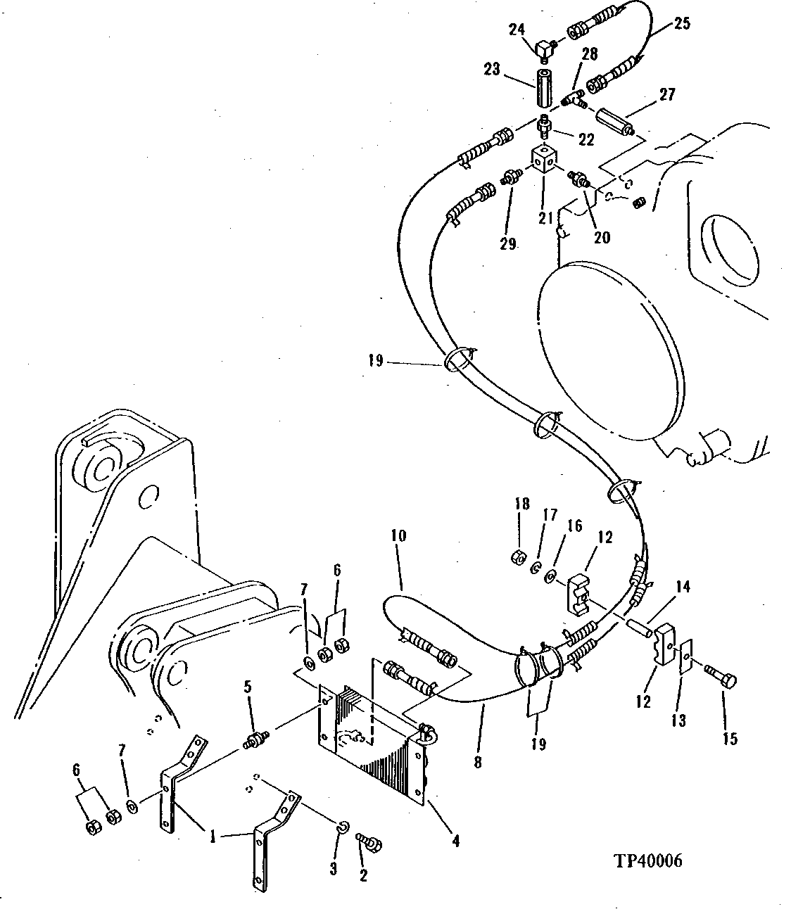 TRANSMISSION OIL COOLER PLUMBING ( - 000073)