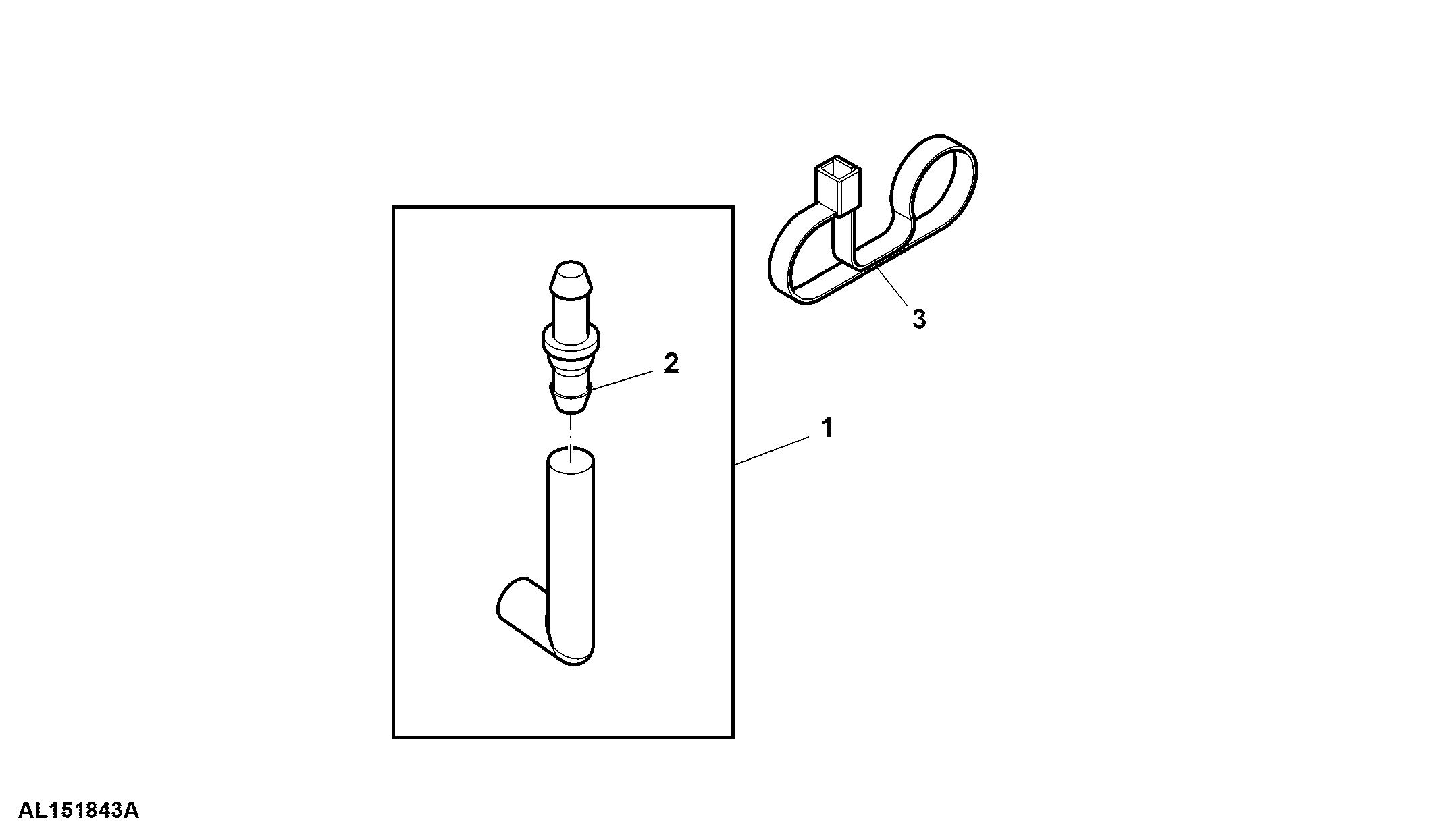 Check Valve, Windshield Washer, Front