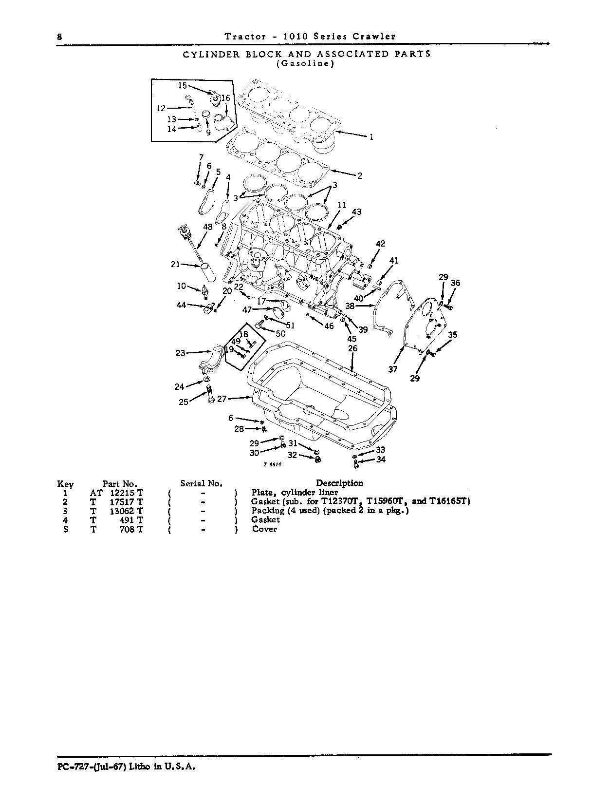 Bearing cap, main (Continued)