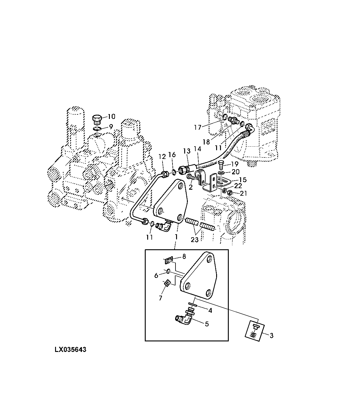 End Cover, Selective Control Valves (300 Series), R.H