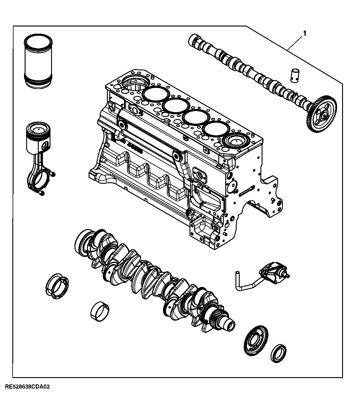 9901 Short Block Assembly